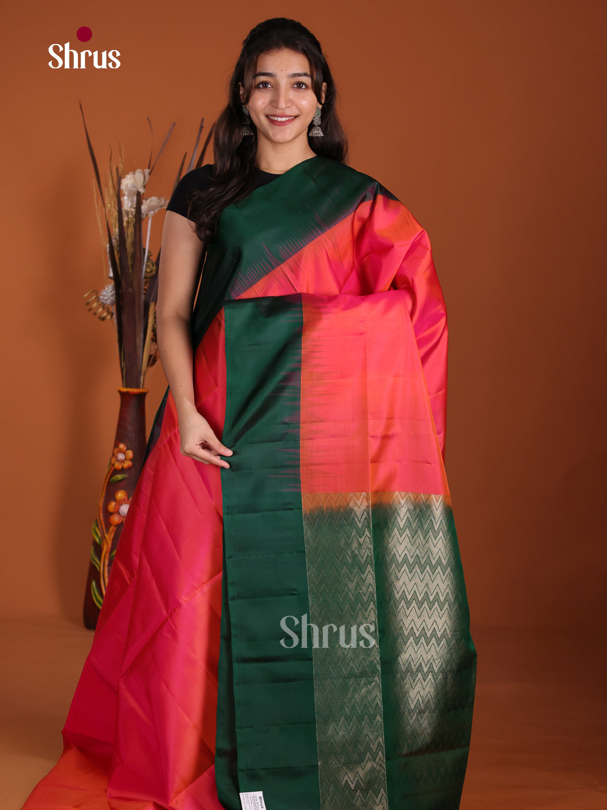 DLS02010 - Soft Silk (LR) Saree - Shop on Shrus.com