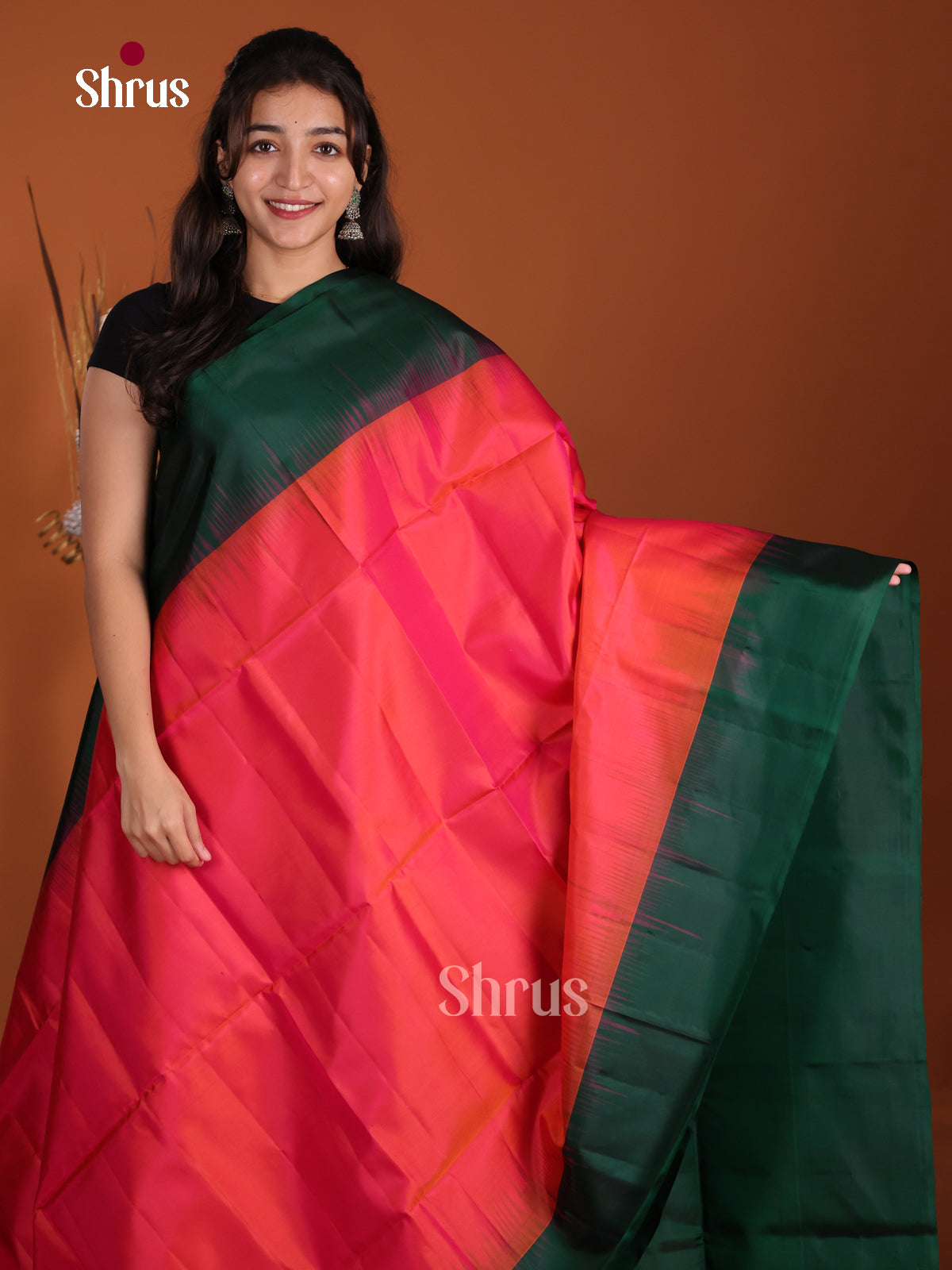 DLS02010 - Soft Silk (LR) Saree - Shop on Shrus.com