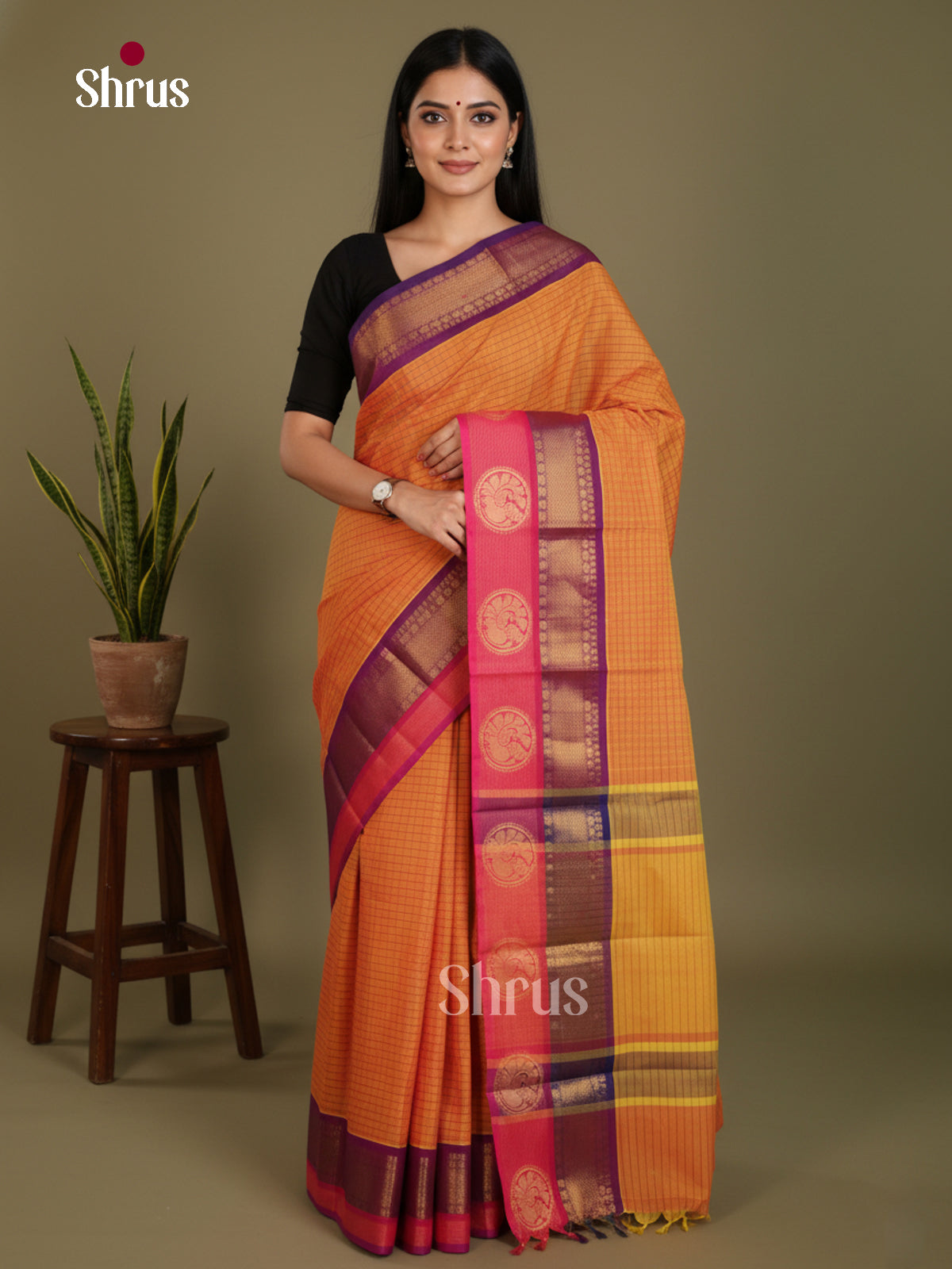 DLS04008 - Chettinad Cotton Saree