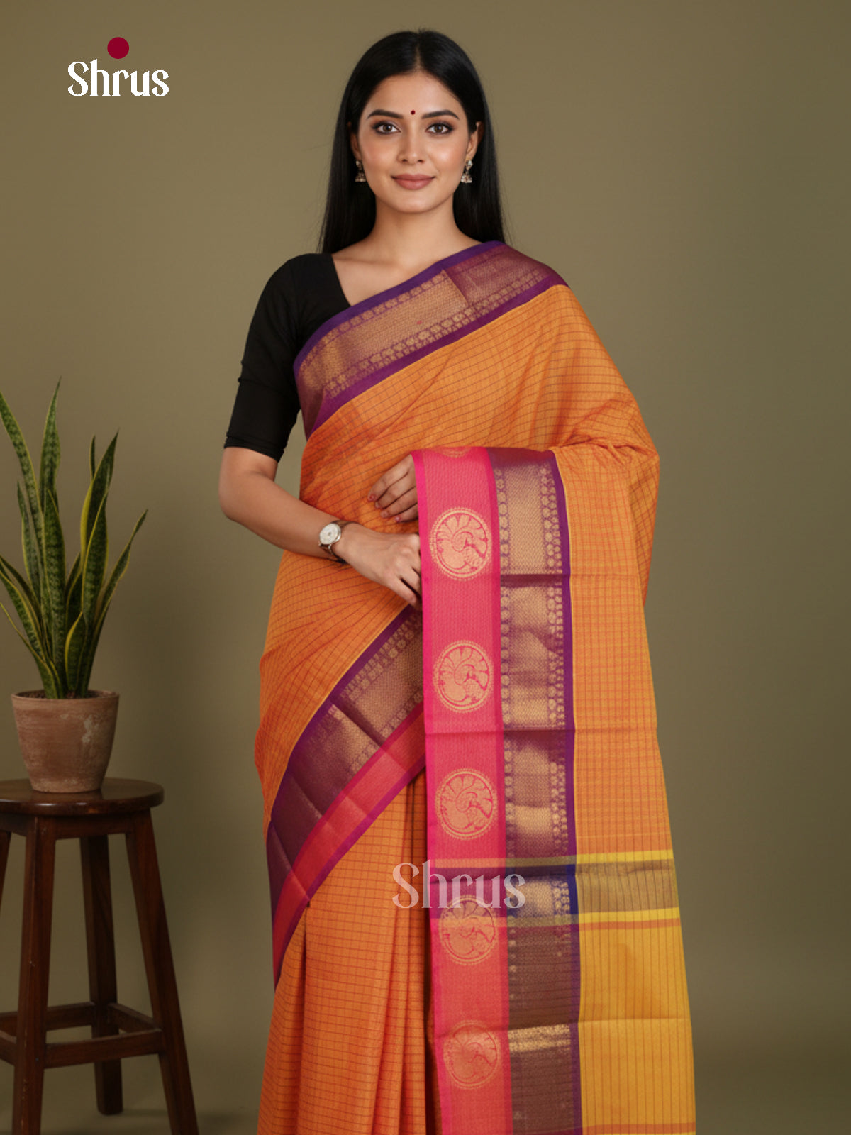 DLS04008 - Chettinad Cotton Saree
