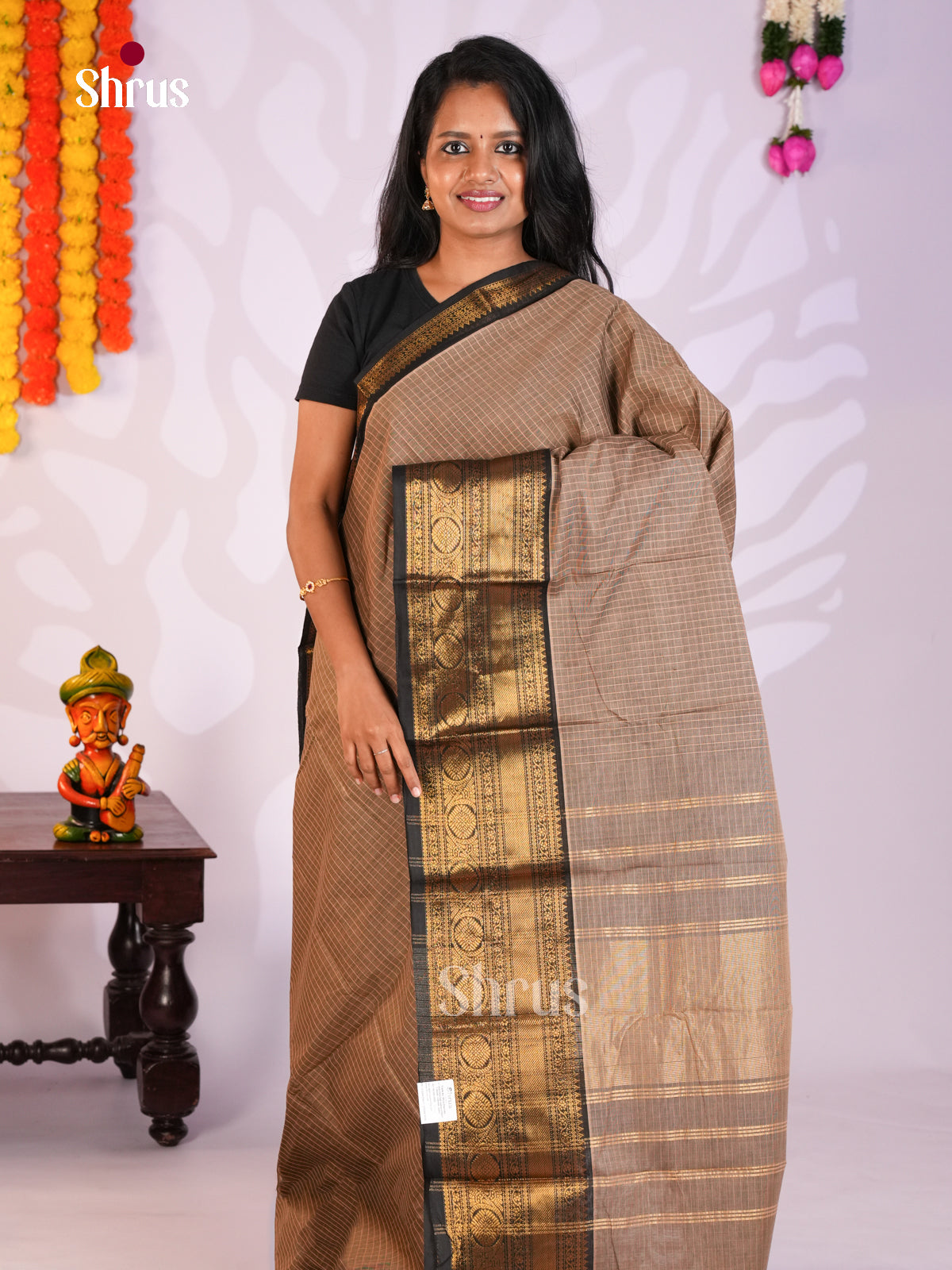 DLS04019 - Chettinad Cotton Saree
