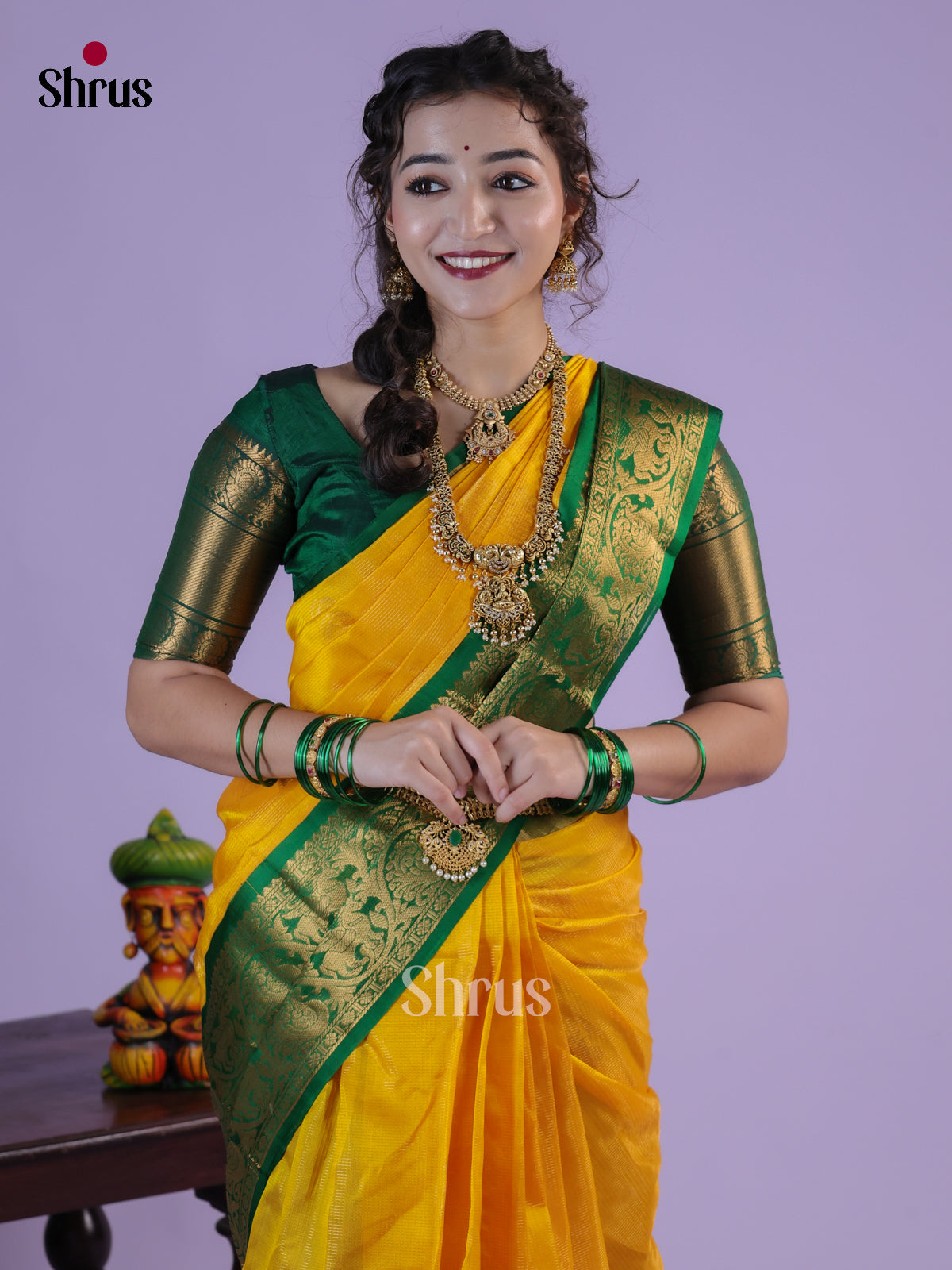 DLS04067 - Korvai-Big border Saree