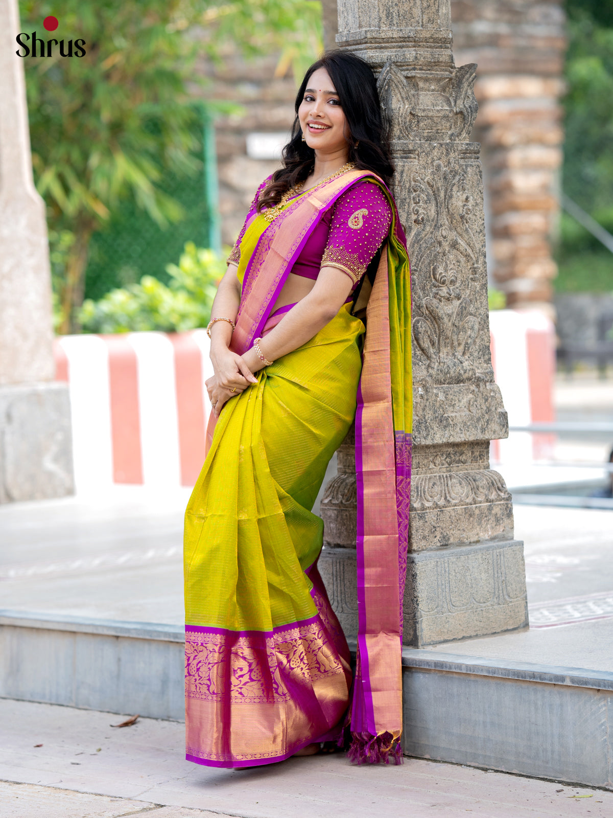 DLS04068 - Korvai-Big border Saree