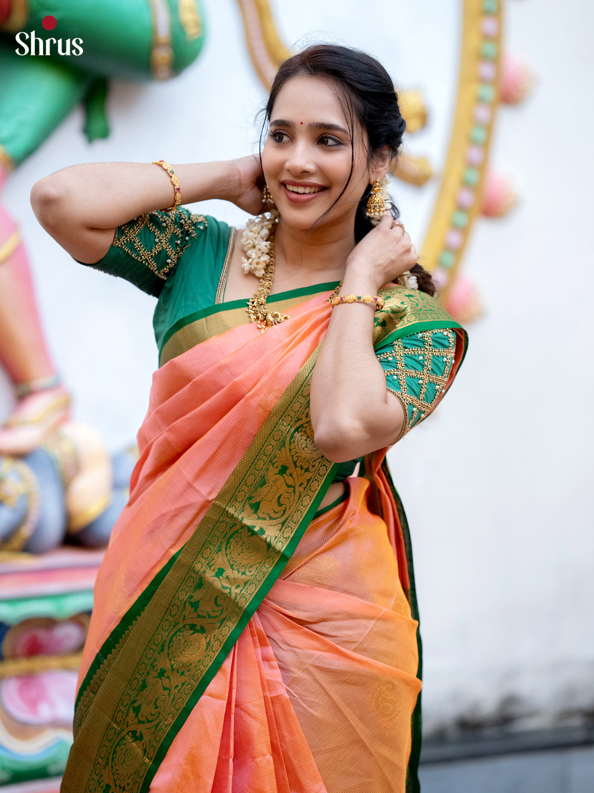 DLS04069 - Korvai-Big border Saree