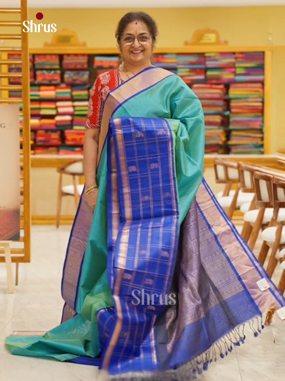 DLS04070 - Korvai-Big border Saree