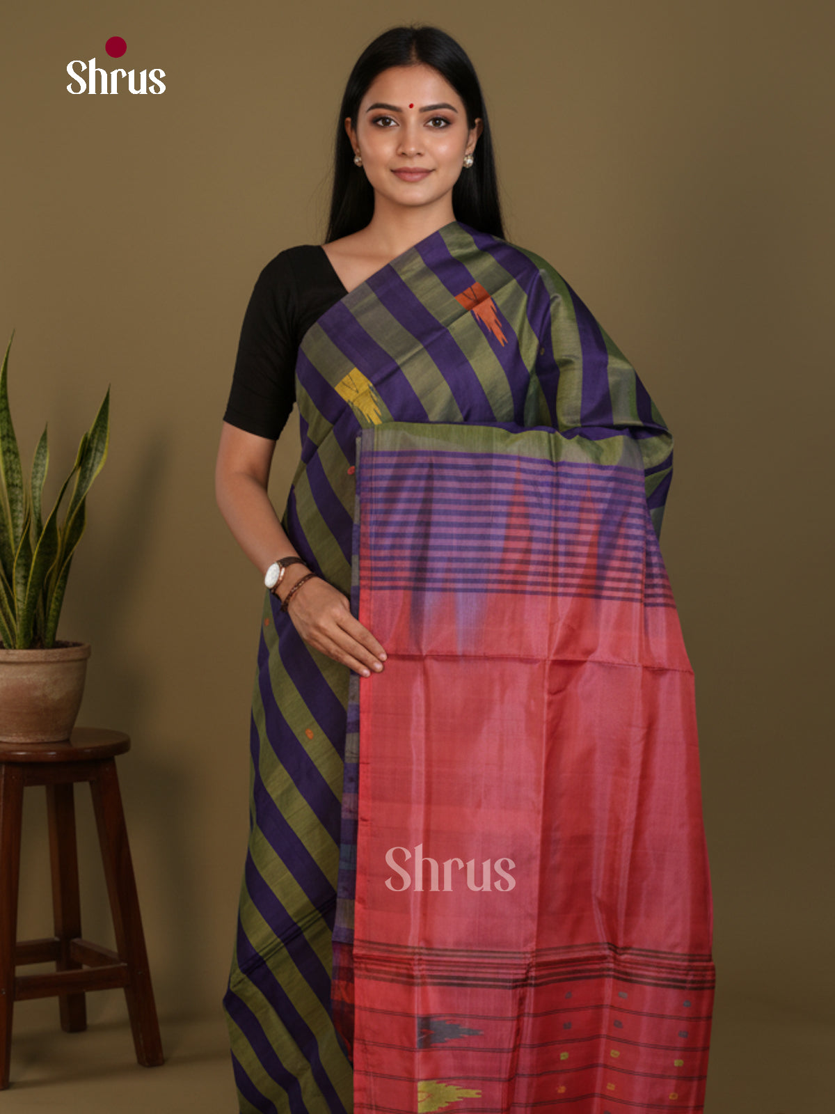 DLS04146 - Banana Pith without blouse Saree
