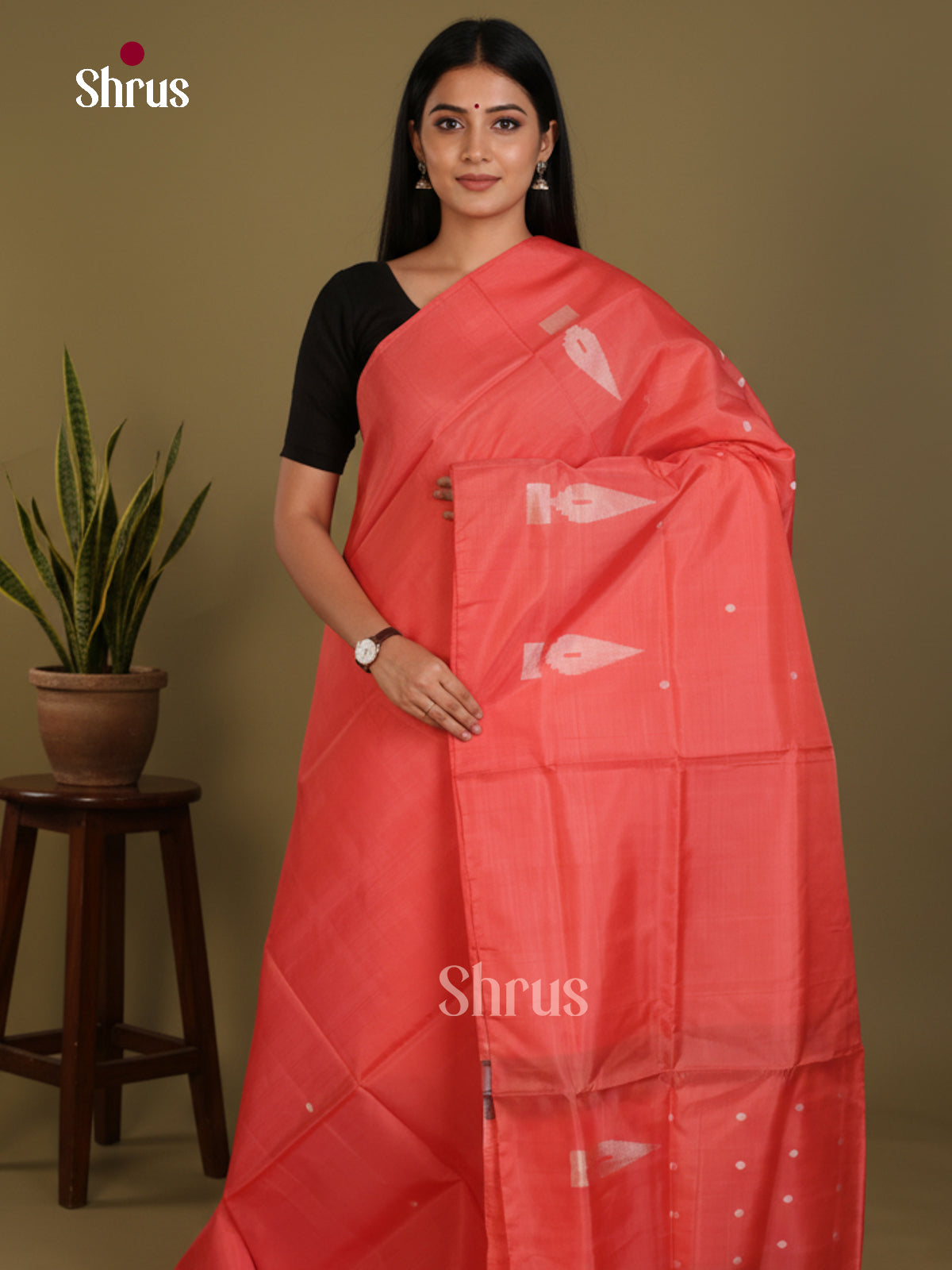 DLS04150 - Banana Pith without blouse Saree