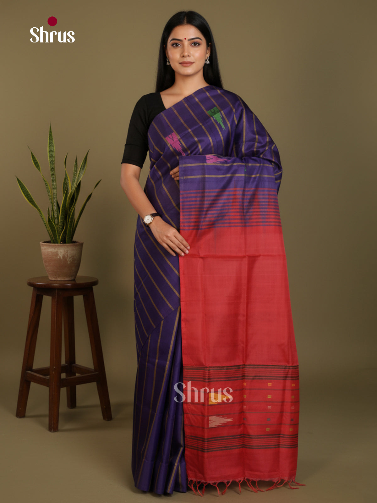 DLS04164 - Banana Pith without blouse Saree