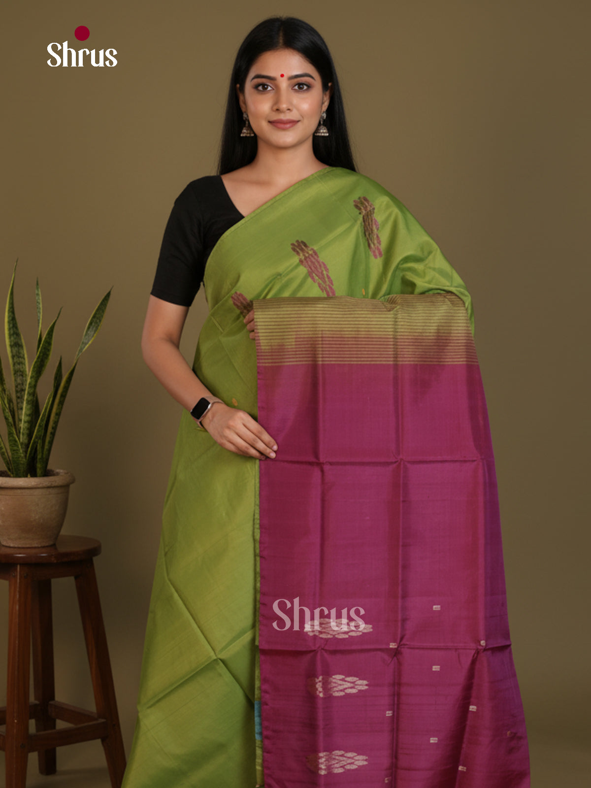 DLS04171 - Banana Pith without blouse Saree