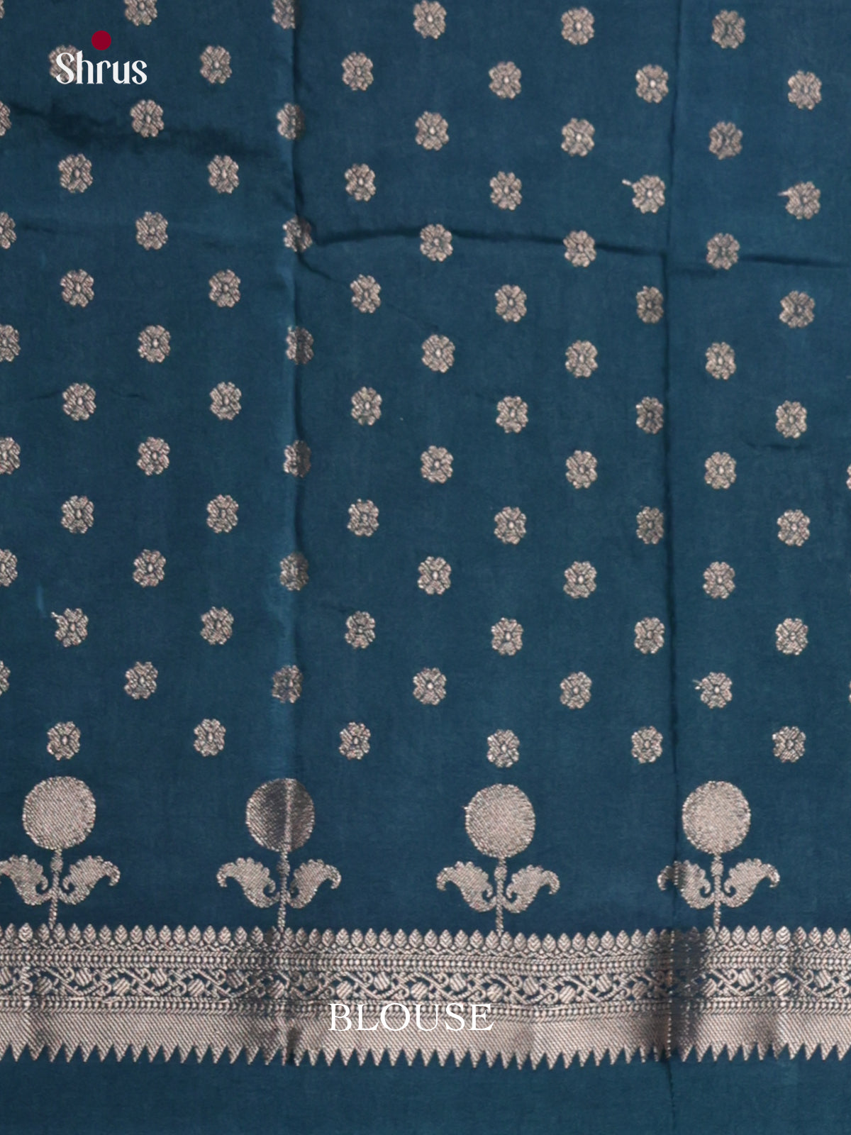Blue  - North Silk Cotton Saree - DLS06124