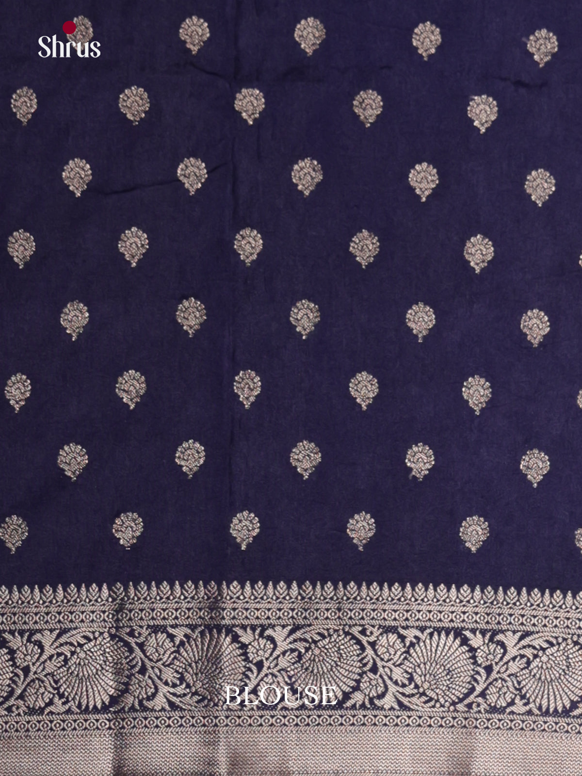 Blue & Navy blue- North Silk Cotton Saree - DLS06139