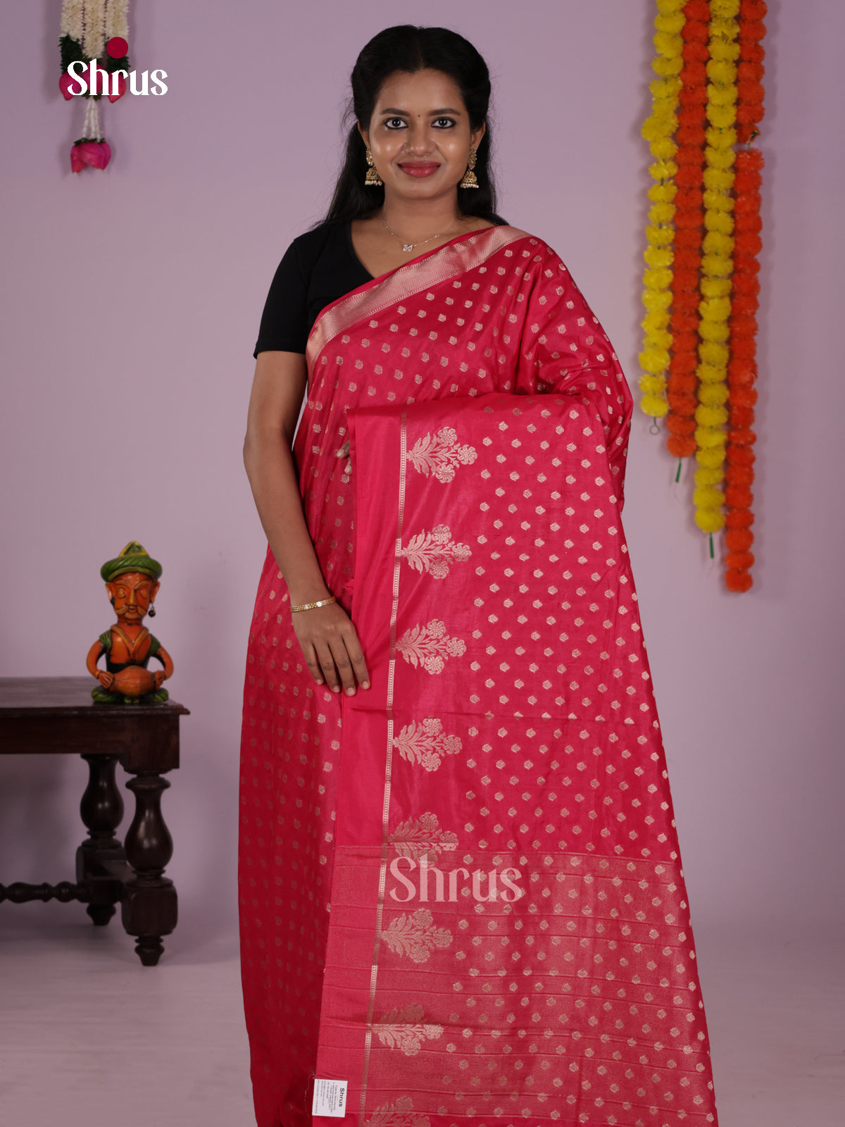 DLS06147 - North Silk Cotton Saree - Shop on Shrus.com