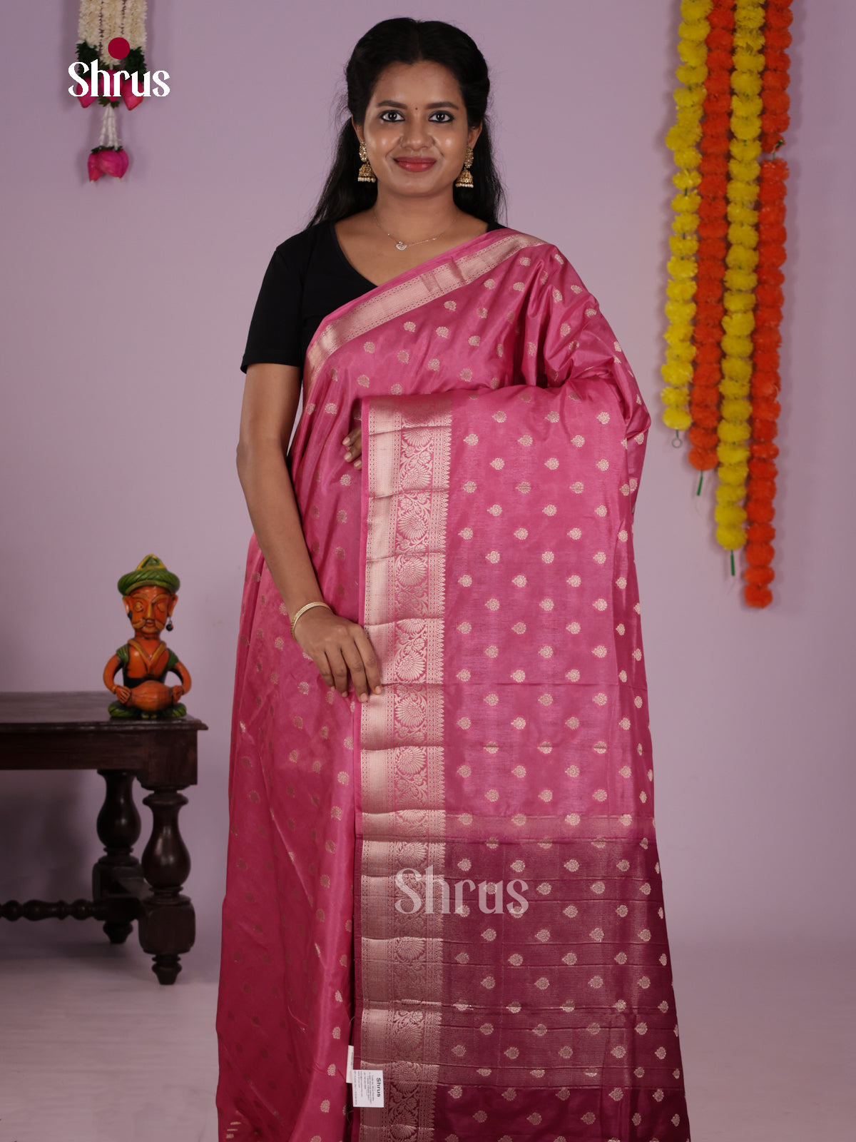 DLS06157 - North Silk Cotton Saree - Shop on Shrus.com