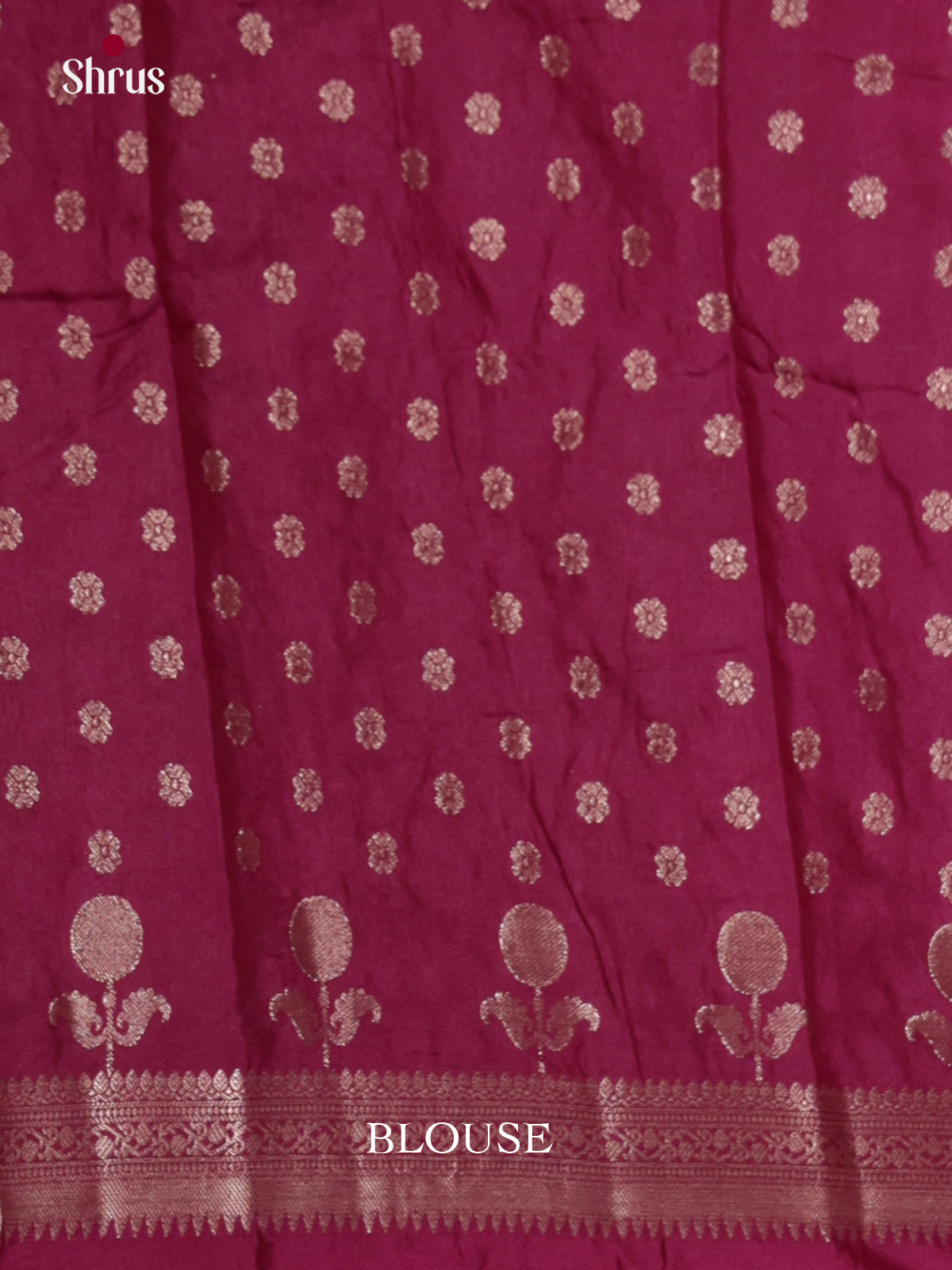 Lilac & maroon- North Silk Cotton Saree - DLS06165