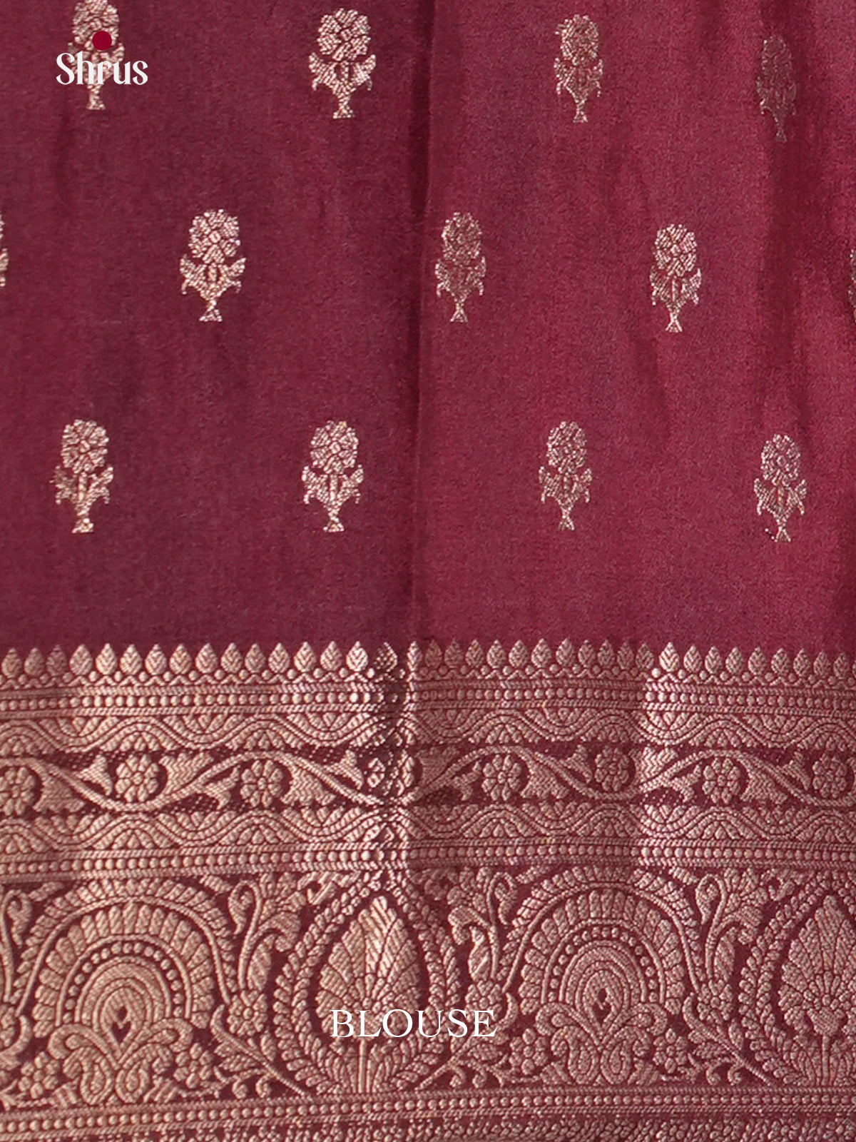 Yellow & Maroon  - North Silk Cotton Saree-DLS06166