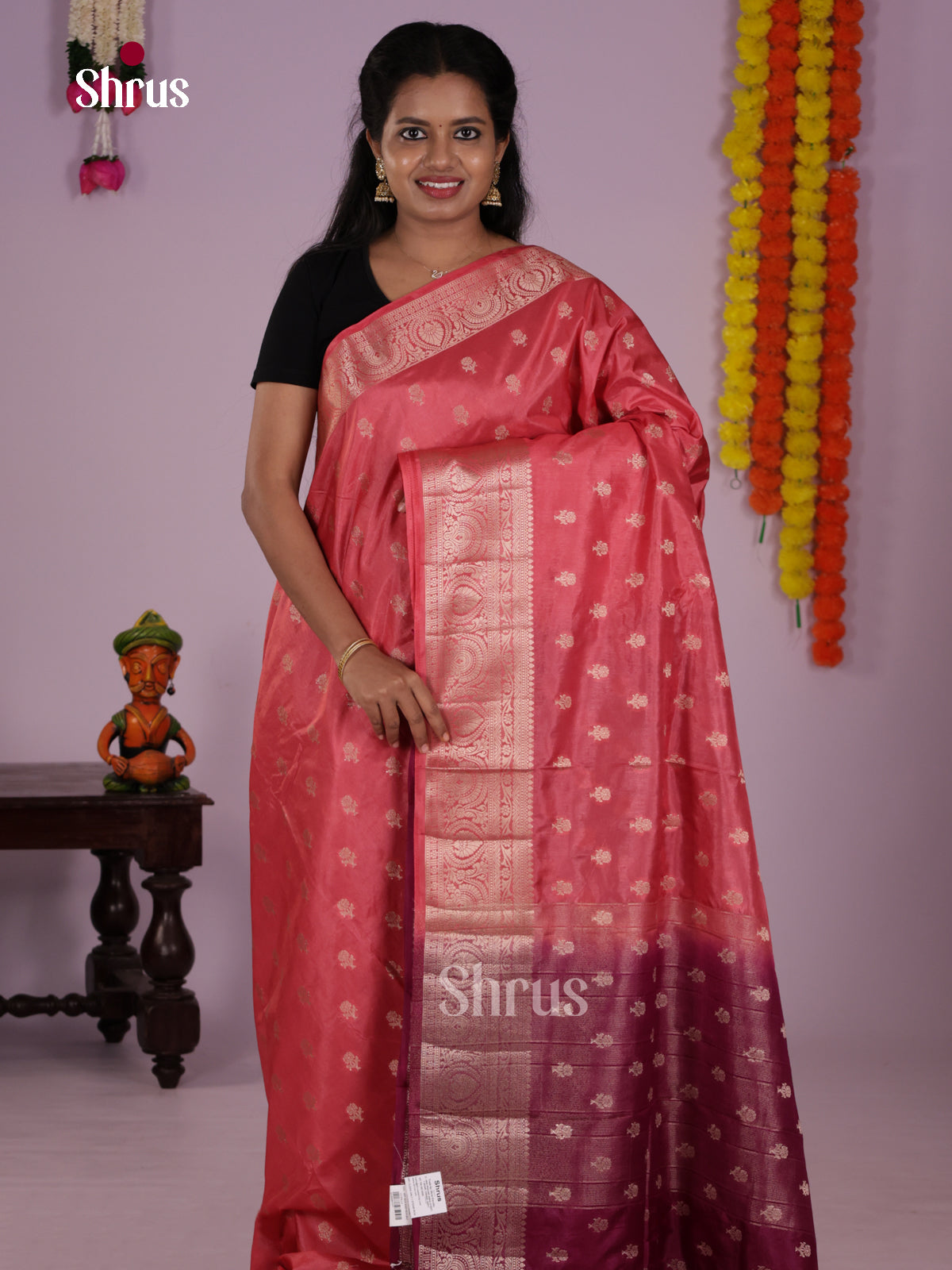 DLS06168 - North Silk Cotton Saree - Shop on Shrus.com