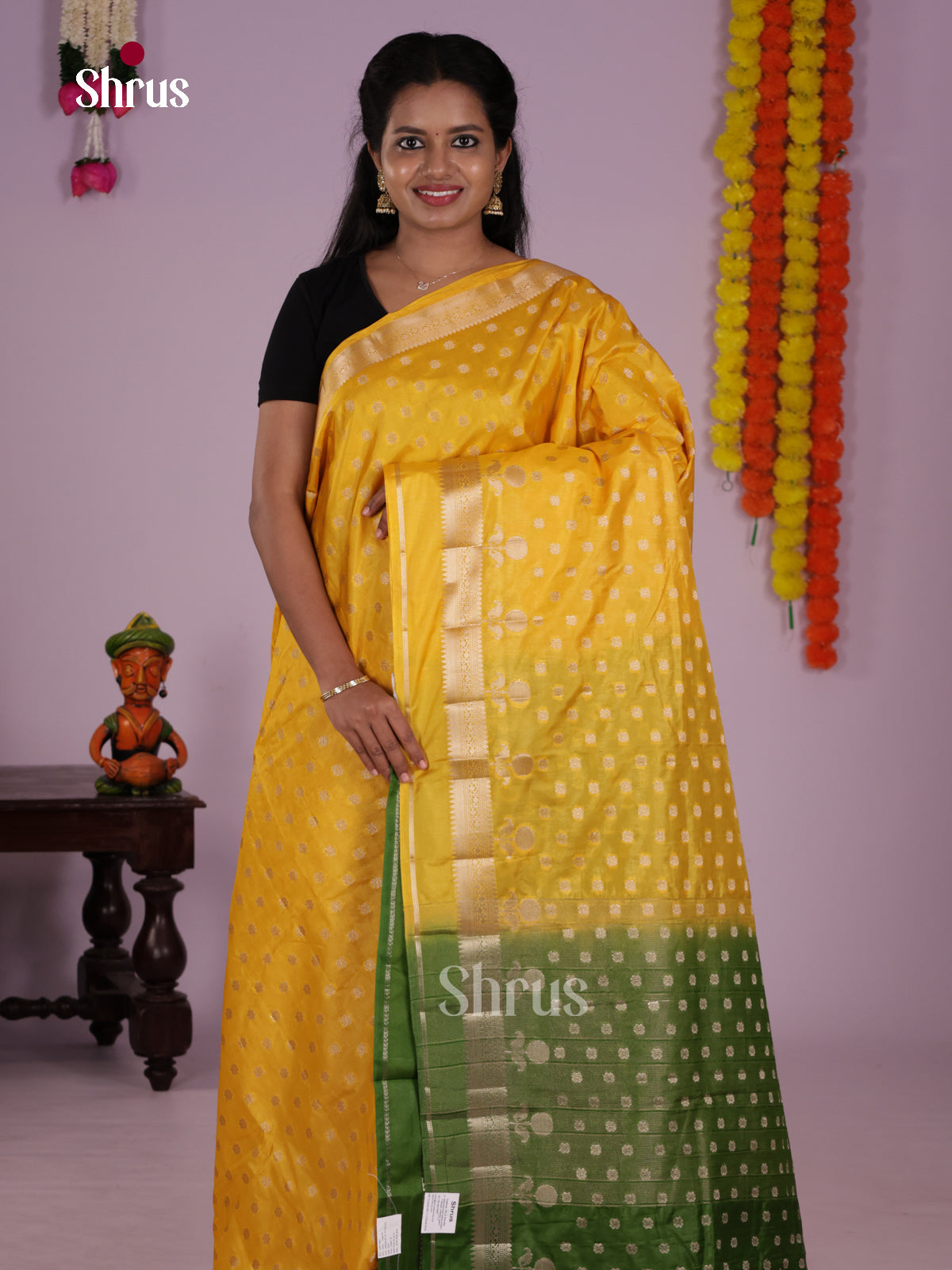 DLS06171 - North Silk Cotton Saree - Shop on Shrus.com
