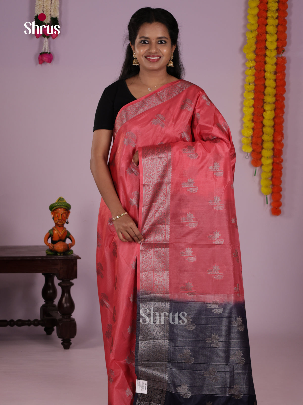 DLS06206 - North Silk Cotton Saree - Shop on Shrus.com