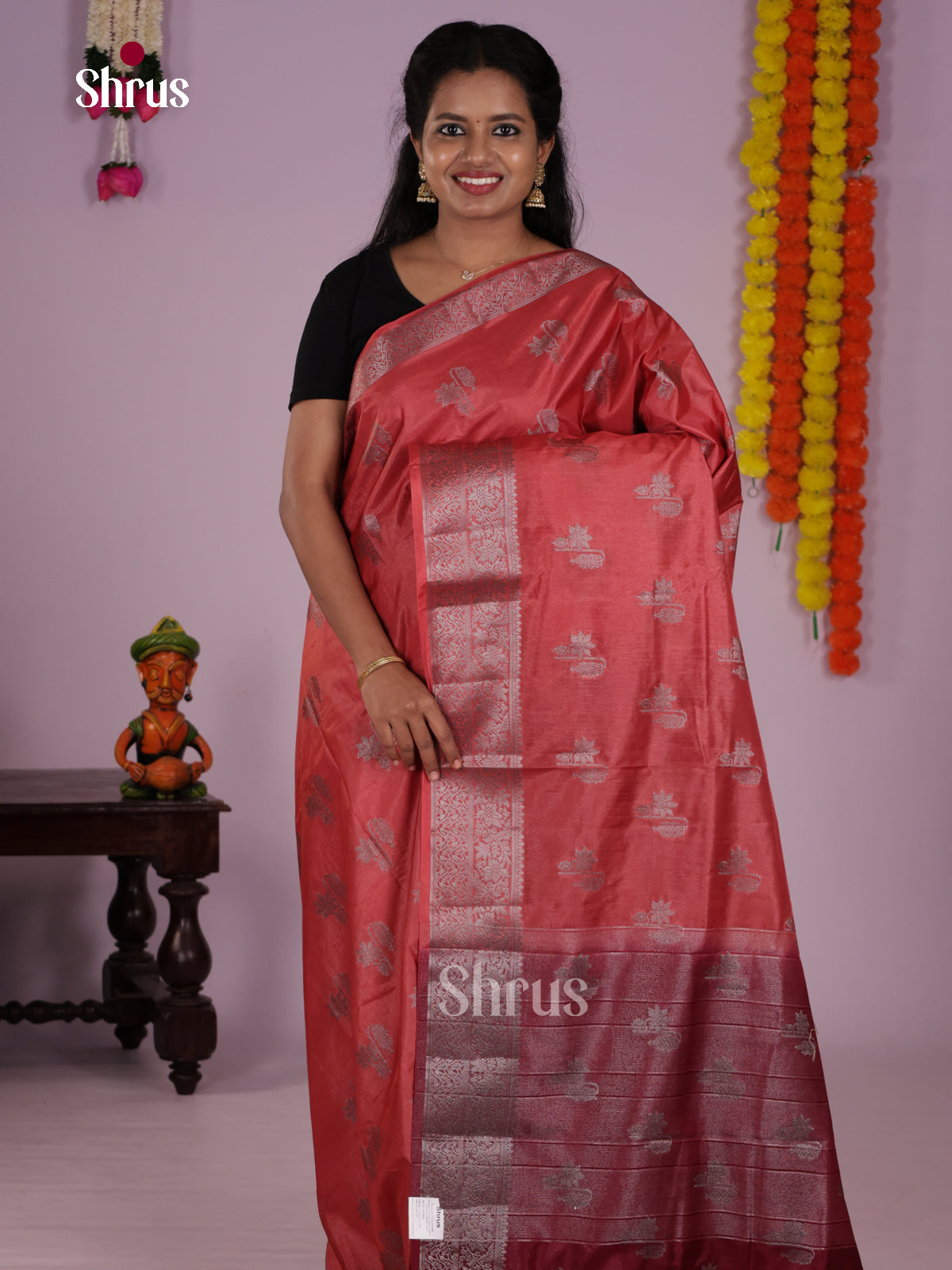 DLS06207 - North Silk Cotton Saree - Shop on Shrus.com