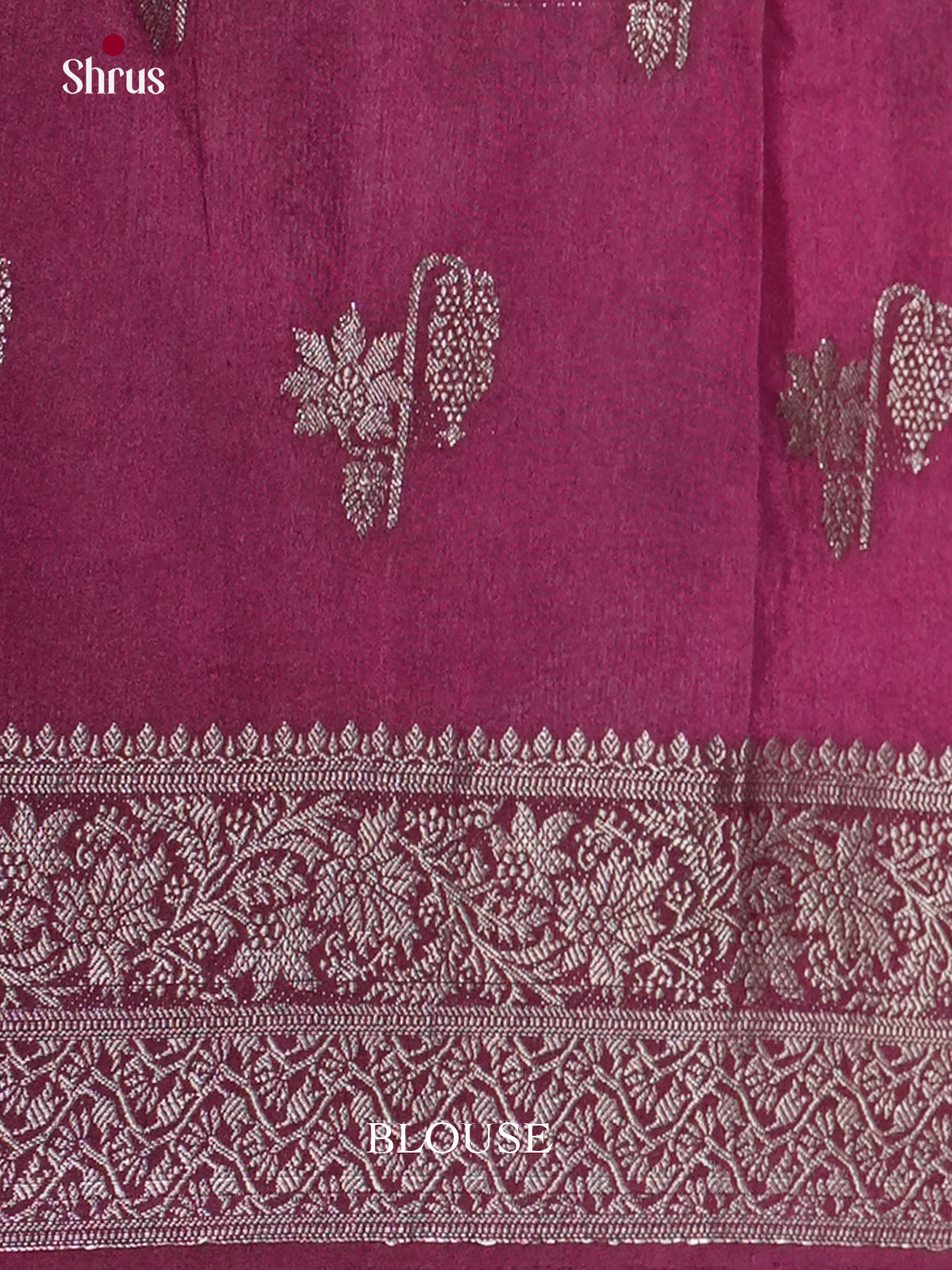 Pink & Wine - North Silk Cotton Saree -DLS06213