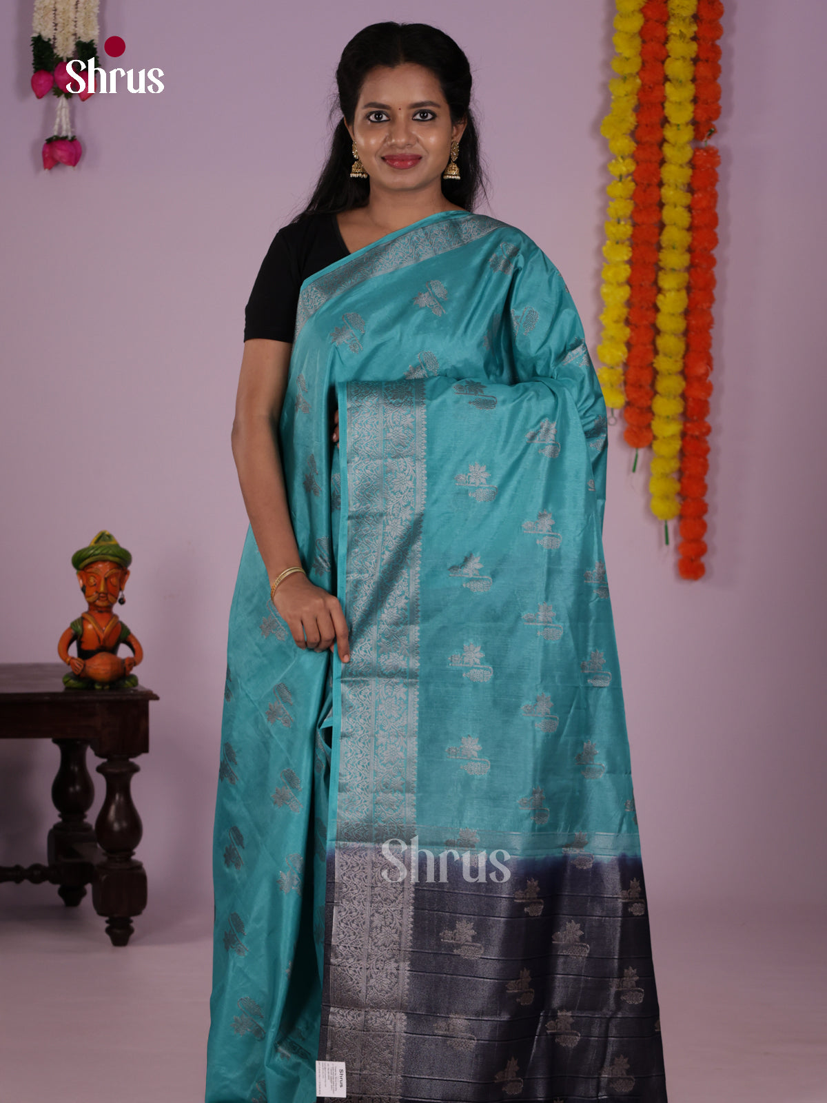 DLS06217 - North Silk Cotton Saree - Shop on Shrus.com