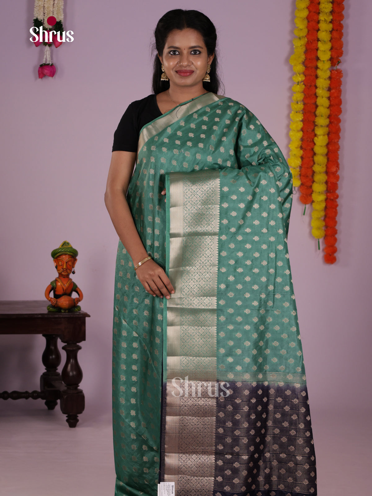 DLS06241 - North Silk Cotton Saree - Shop on Shrus.com