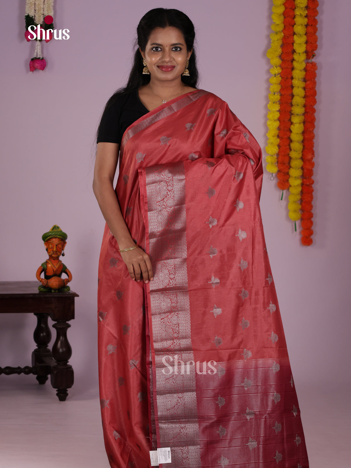 DLS06264 - North Silk Cotton Saree - Shop on Shrus.com