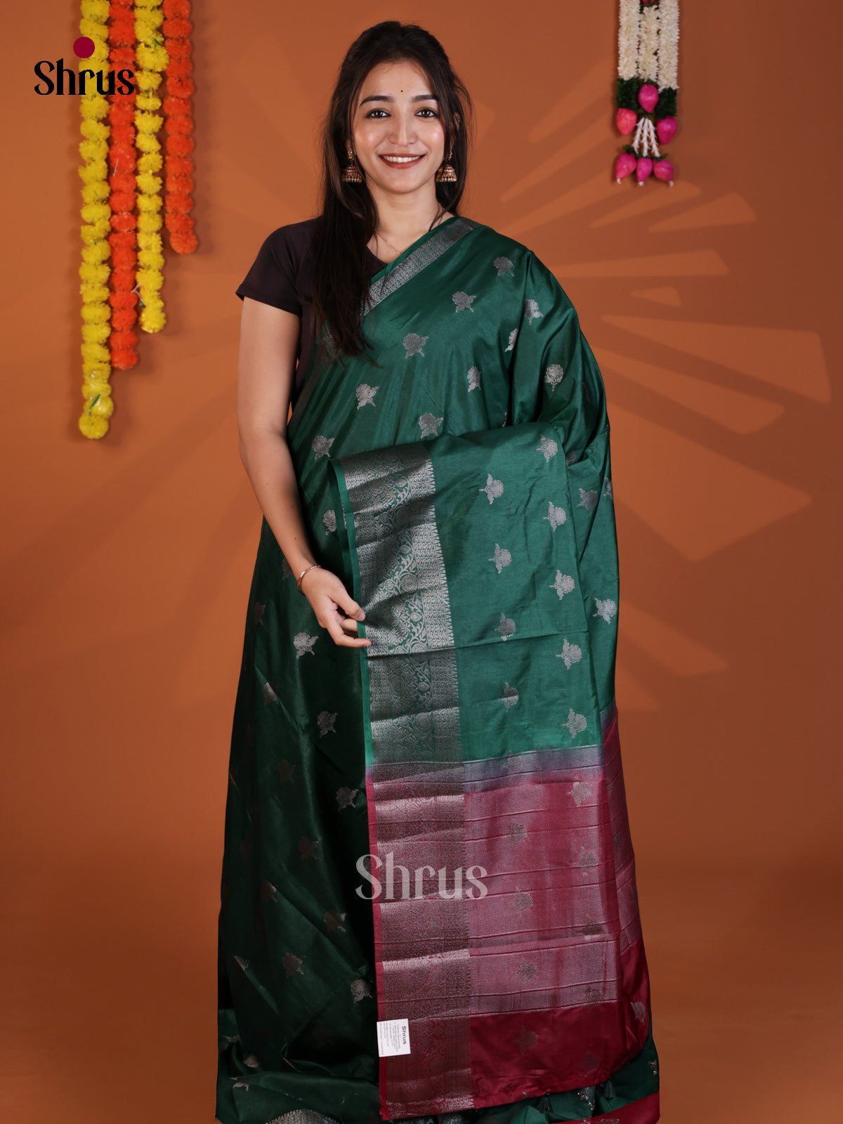 DLS06272 - North Silk Cotton Saree