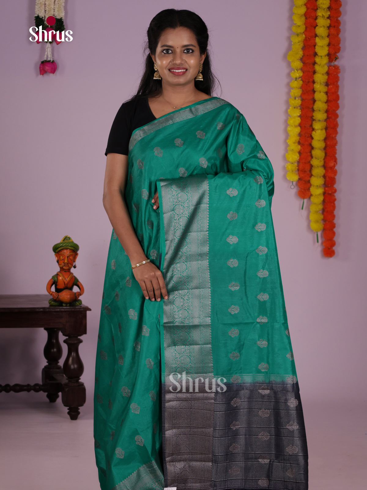 DLS06273 - North Silk Cotton Saree
