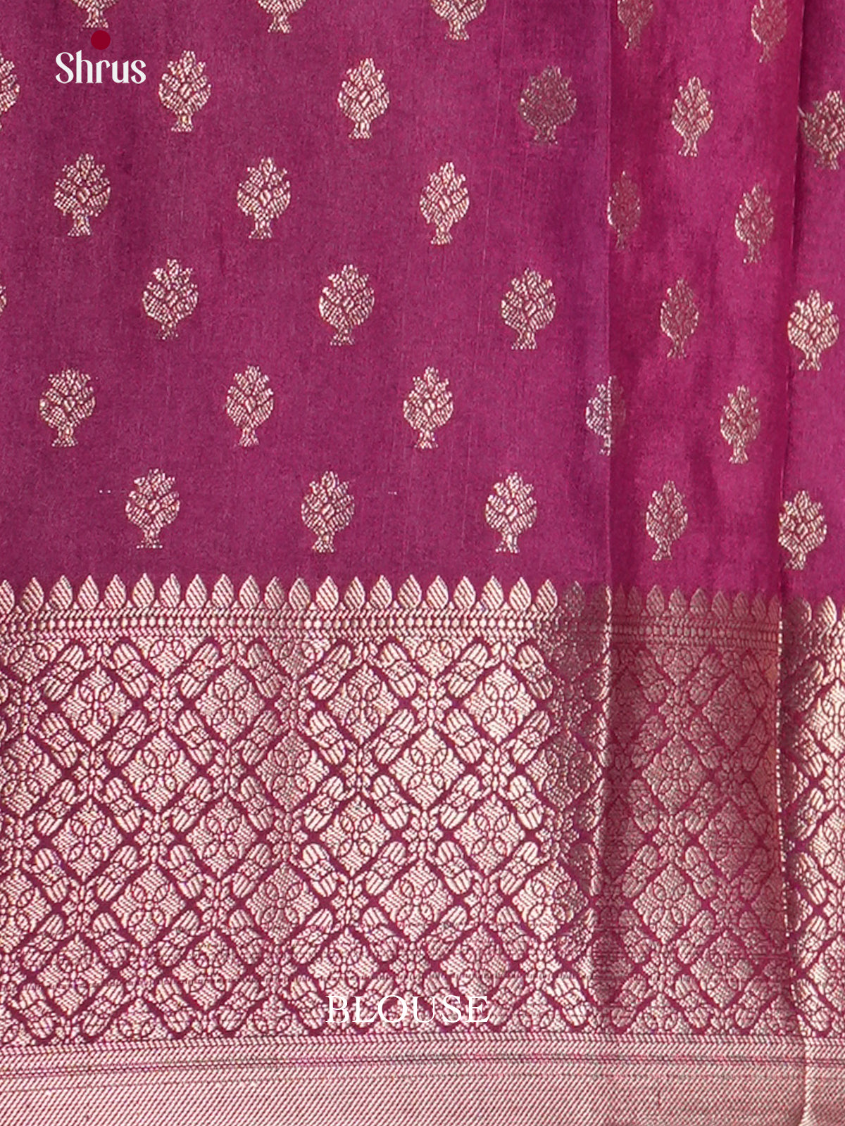 Pink & Purple- North Silk Cotton Saree - DLS06278