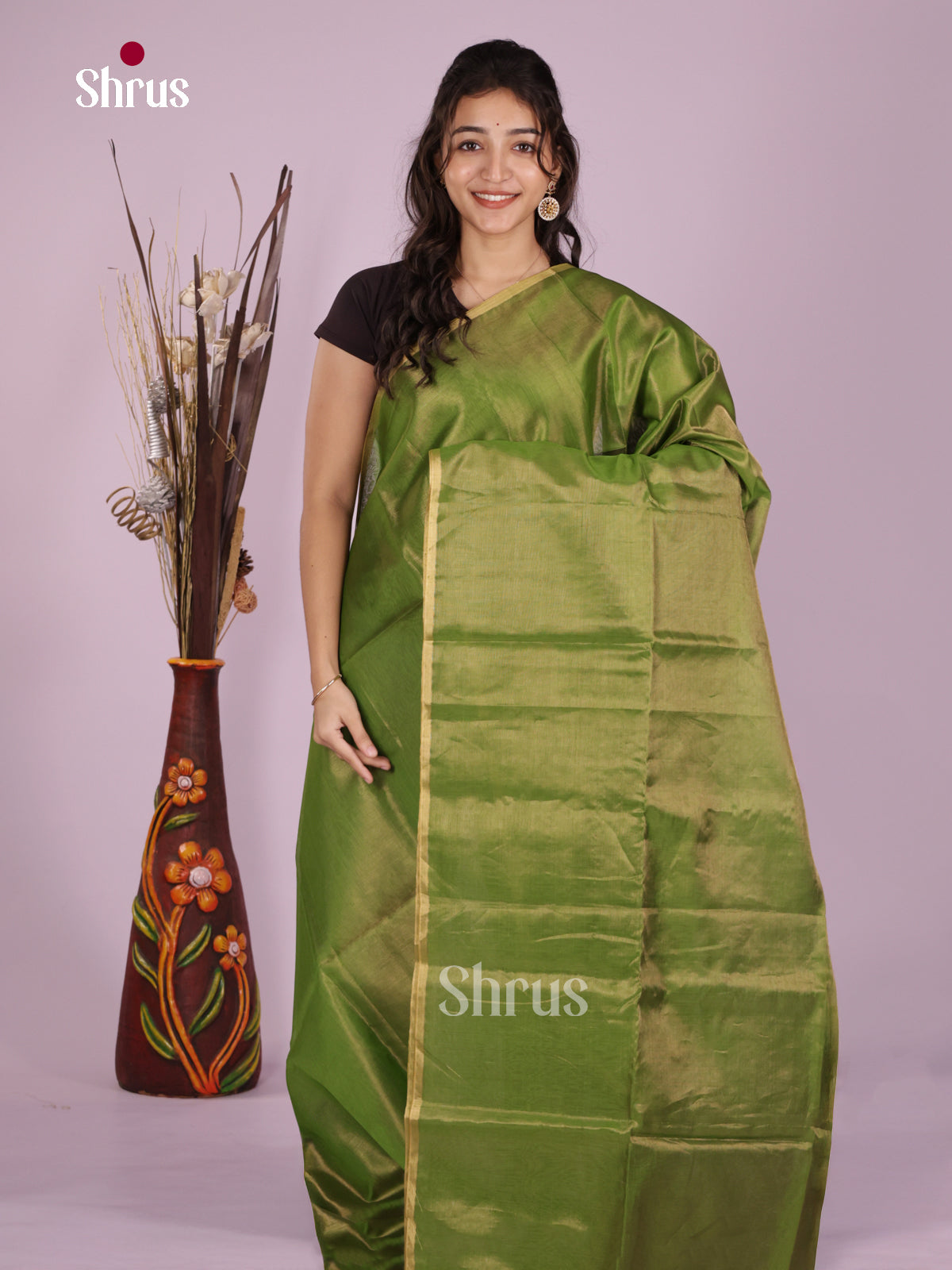 DLS06439 - Maheshwari silkcotton Saree