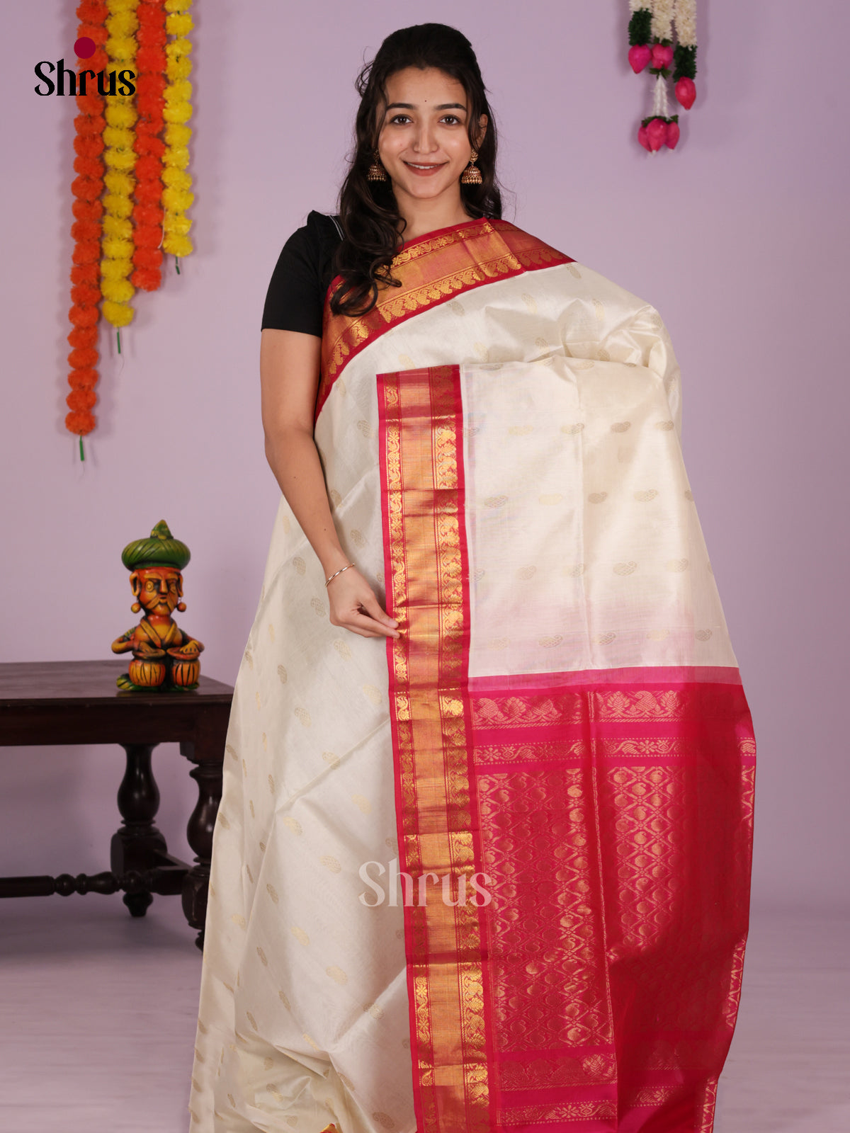 DLS06481 - Silk Cotton Saree