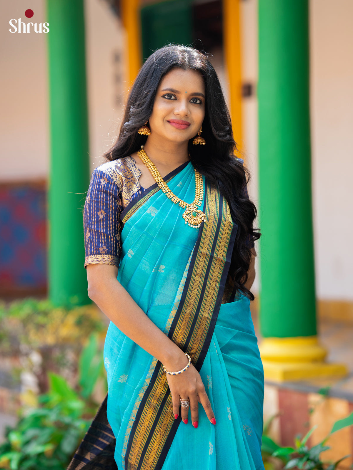 DLS06484 - Silk Cotton Saree