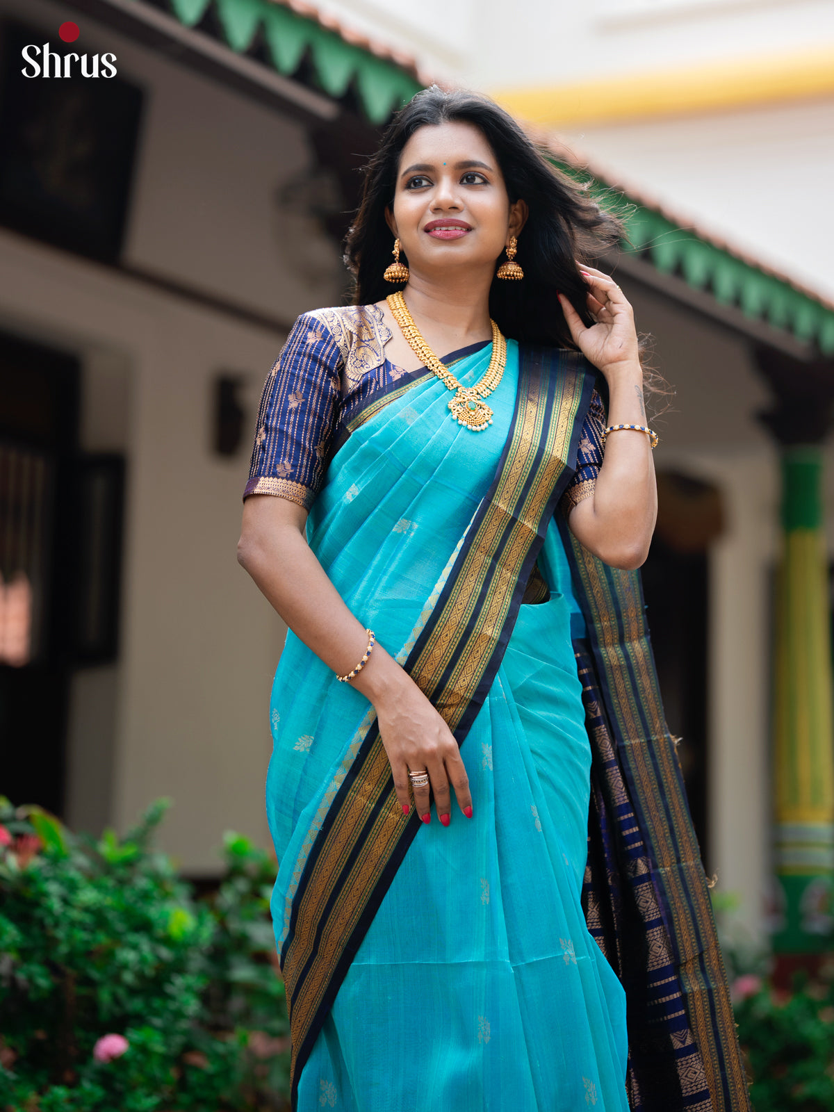 DLS06484 - Silk Cotton Saree