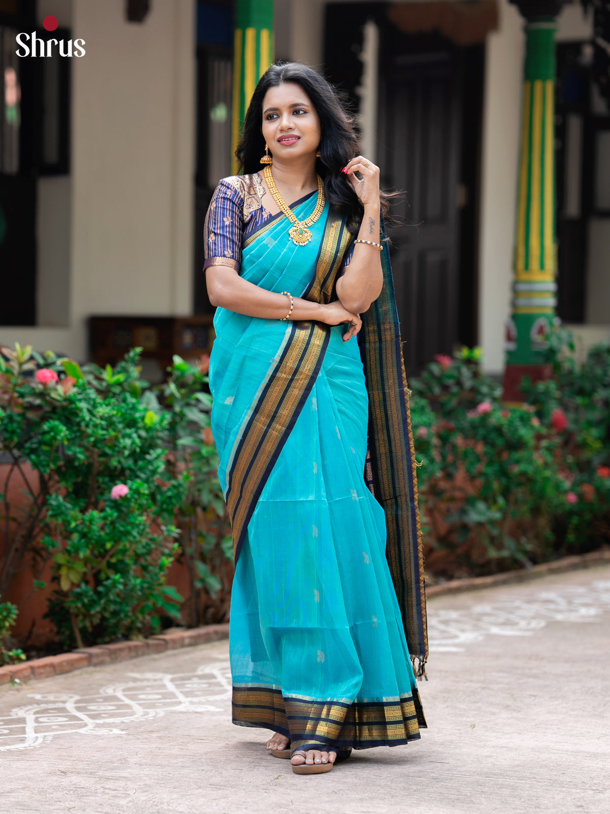 DLS06484 - Silk Cotton Saree