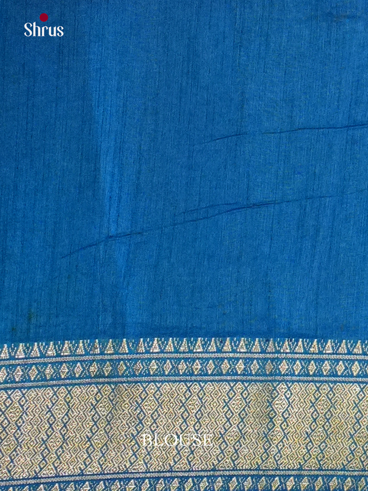 Blue- Semi Patola Saree -DLS08010 - Shop on Shrus.com