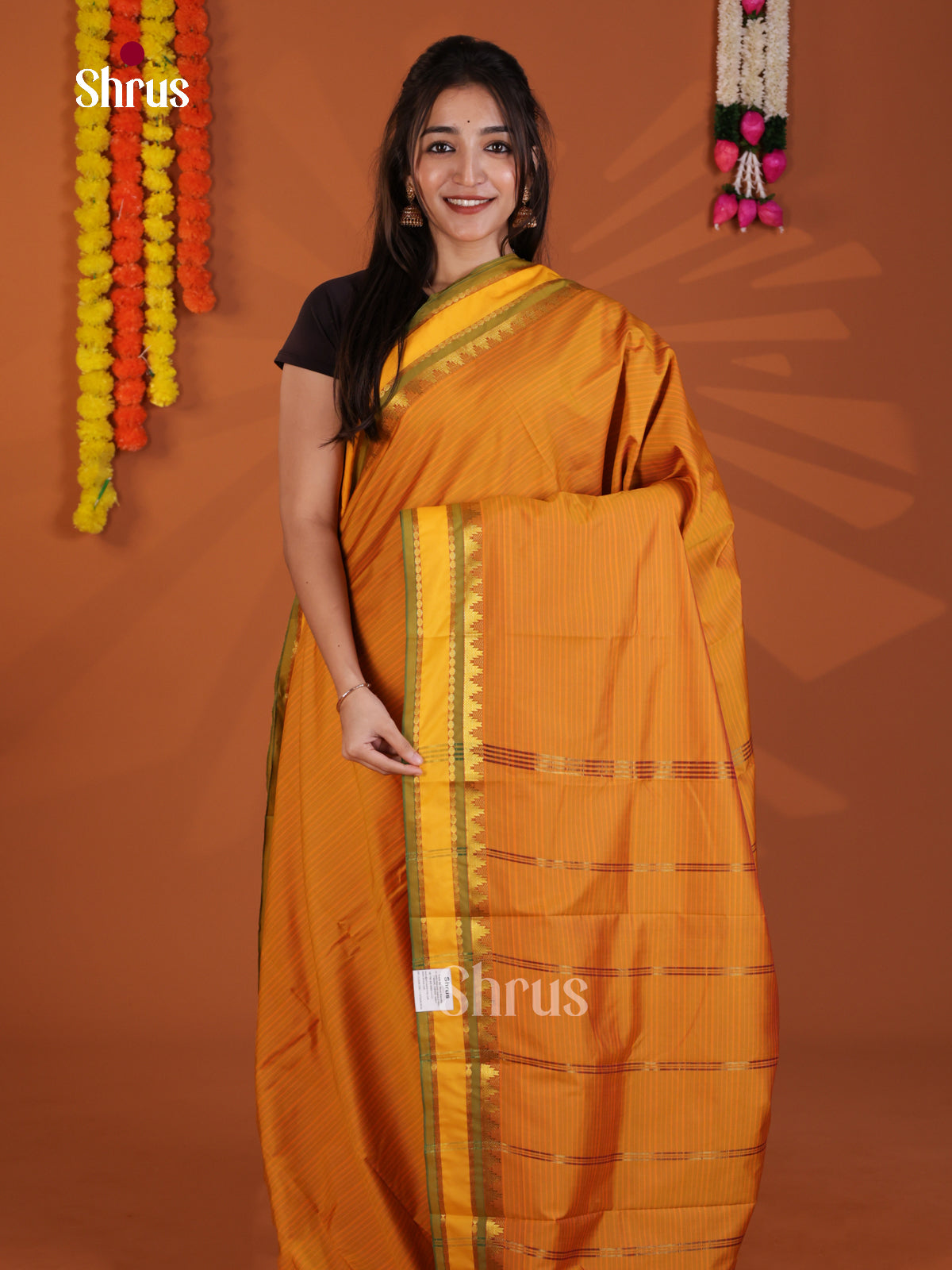 DLS09002 - Semi Silk Saree - Shop on Shrus.com
