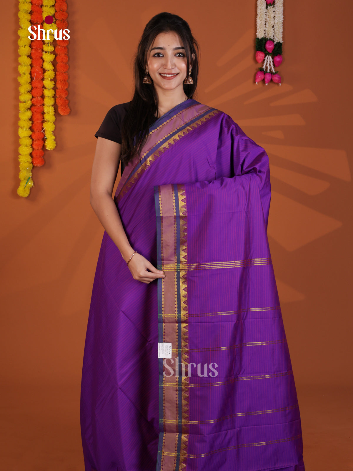 DLS09005 - Semi Silk Saree - Shop on Shrus.com