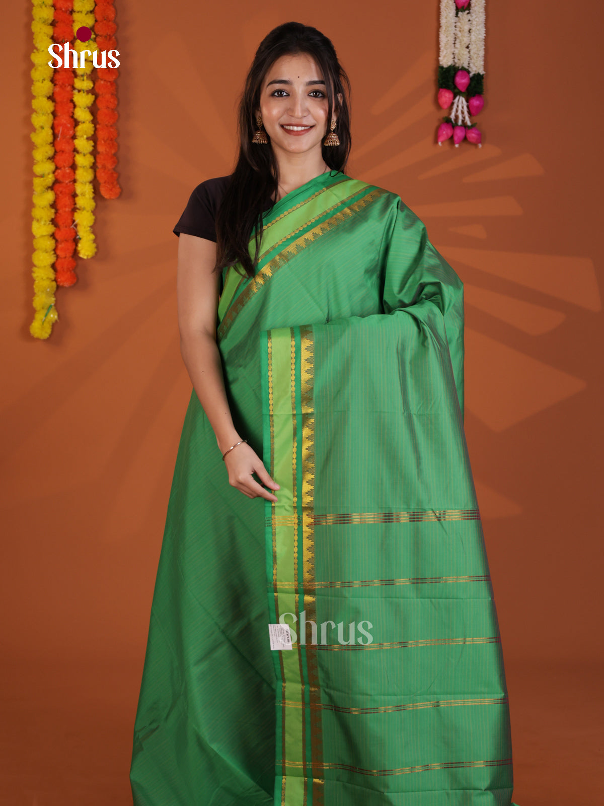 DLS09006 - Semi Silk Saree - Shop on Shrus.com