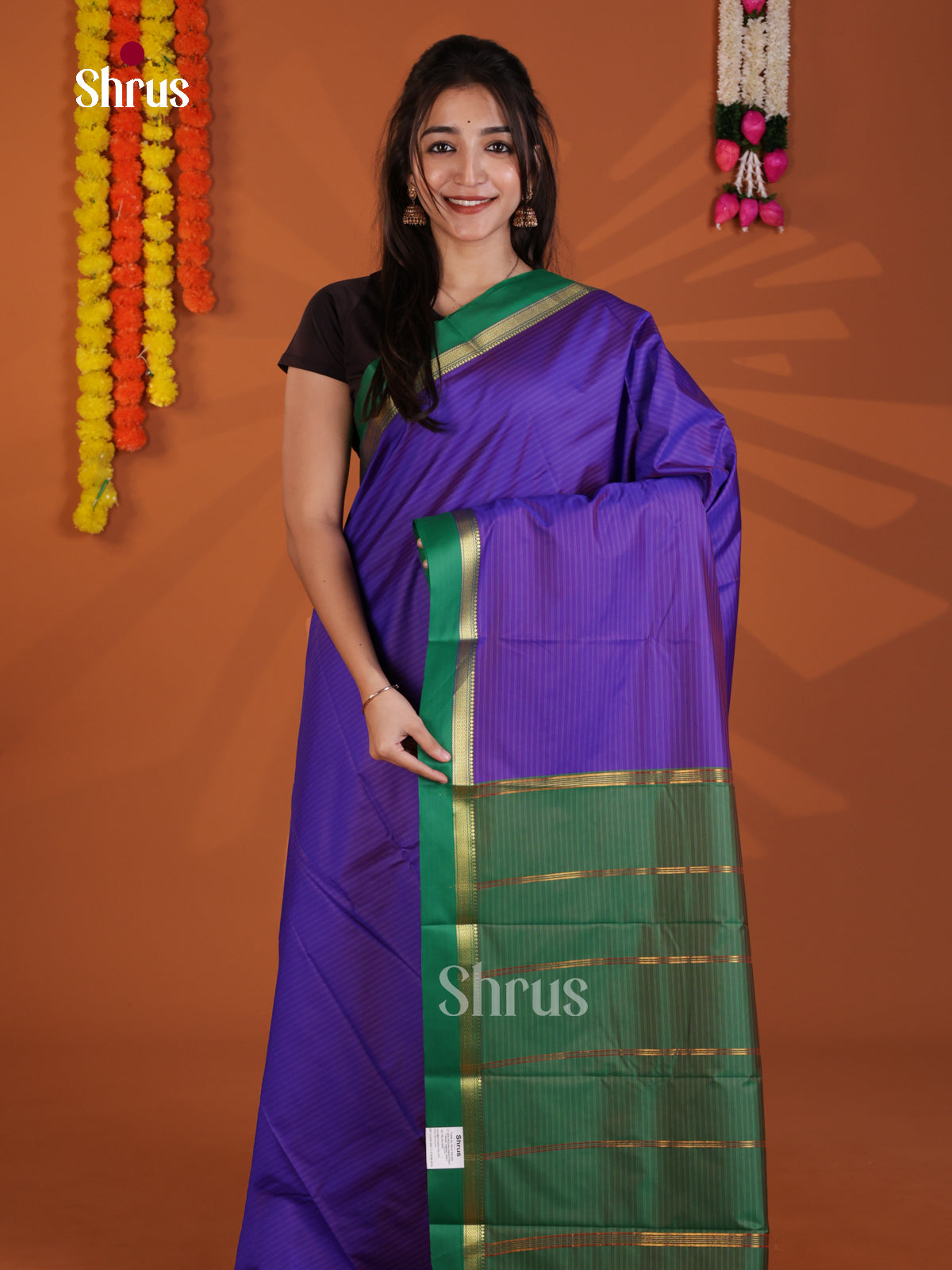 DLS09017 - Semi Silk Saree - Shop on Shrus.com