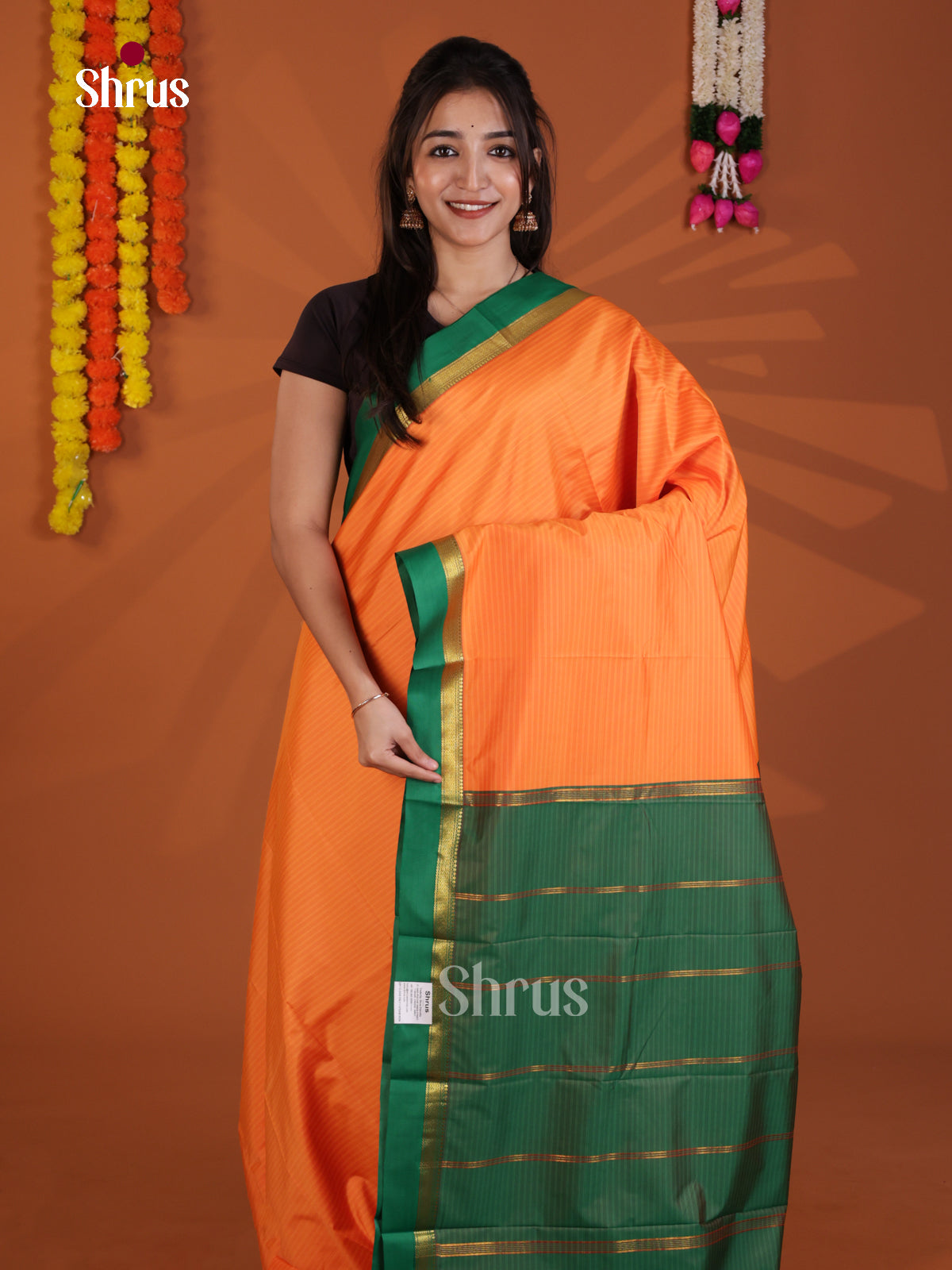 DLS09024 - Semi Silk Saree - Shop on Shrus.com