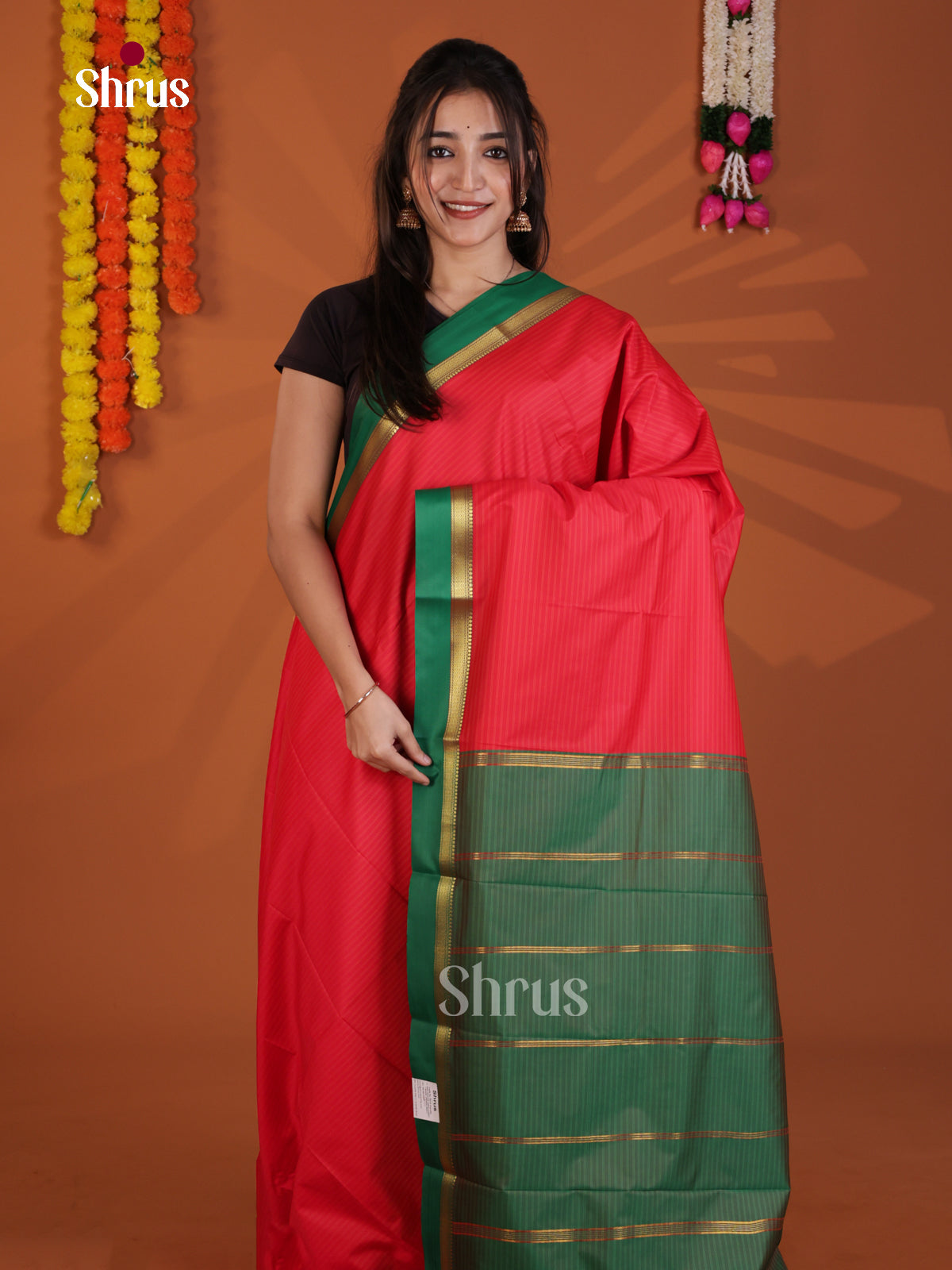DLS09026 - Semi Silk Saree - Shop on Shrus.com