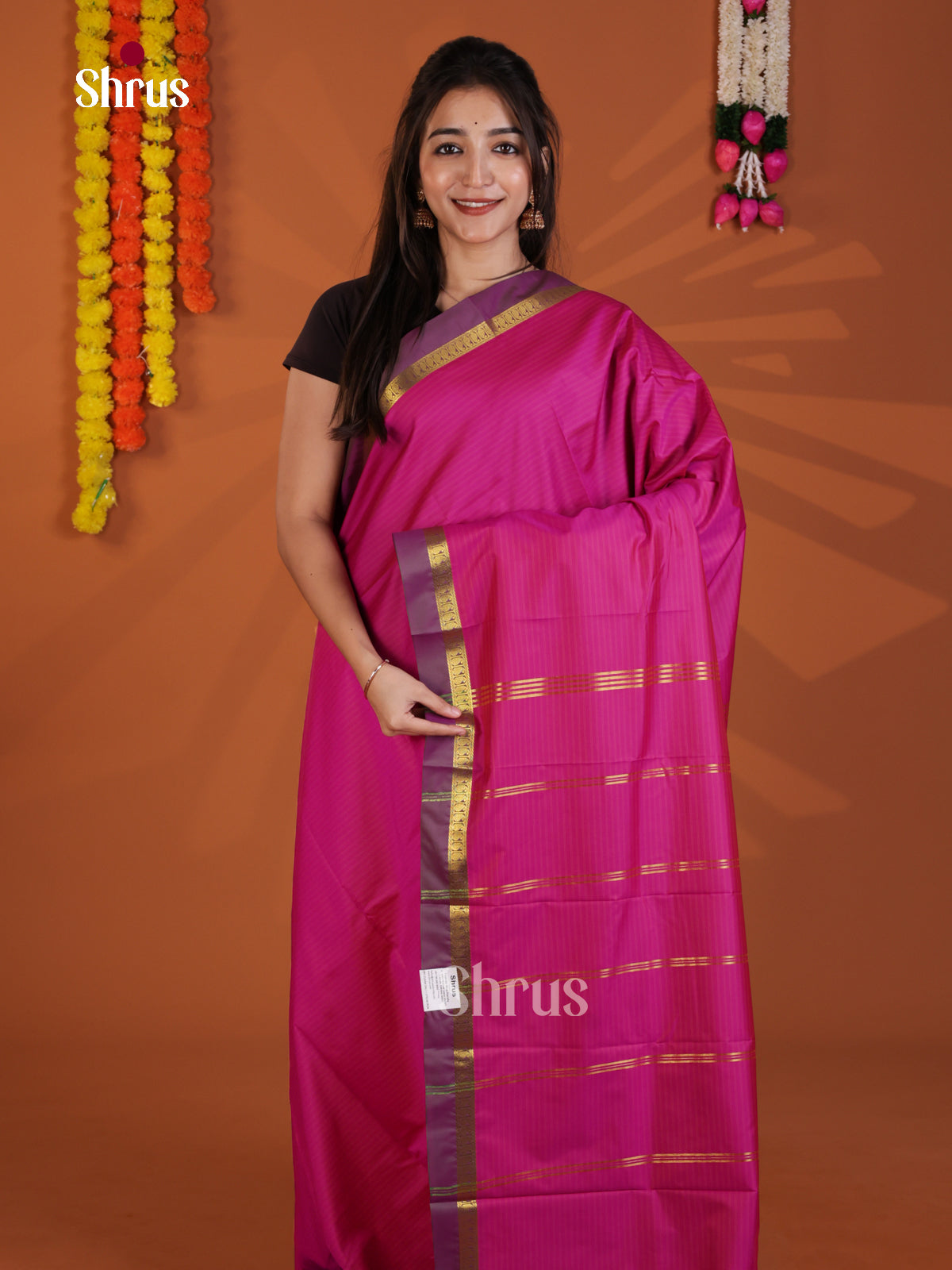 DLS09032 - Semi Silk Saree - Shop on Shrus.com