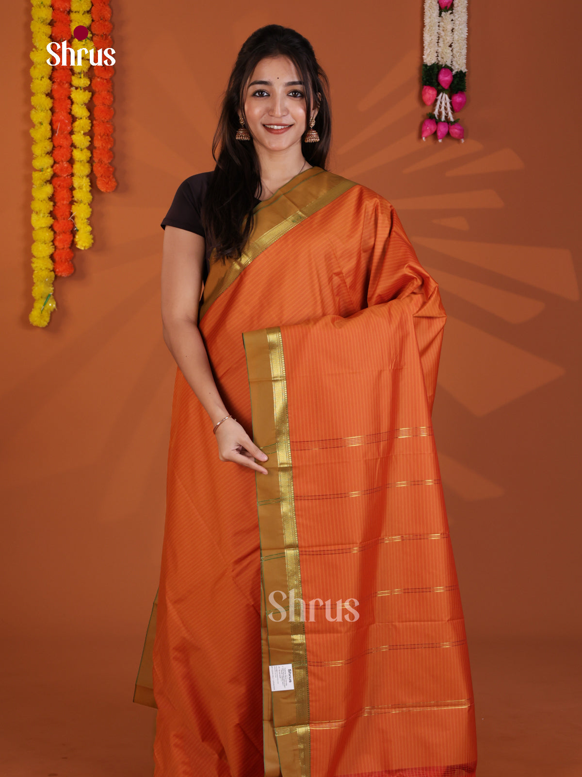 DLS09034 - Semi Silk Saree - Shop on Shrus.com