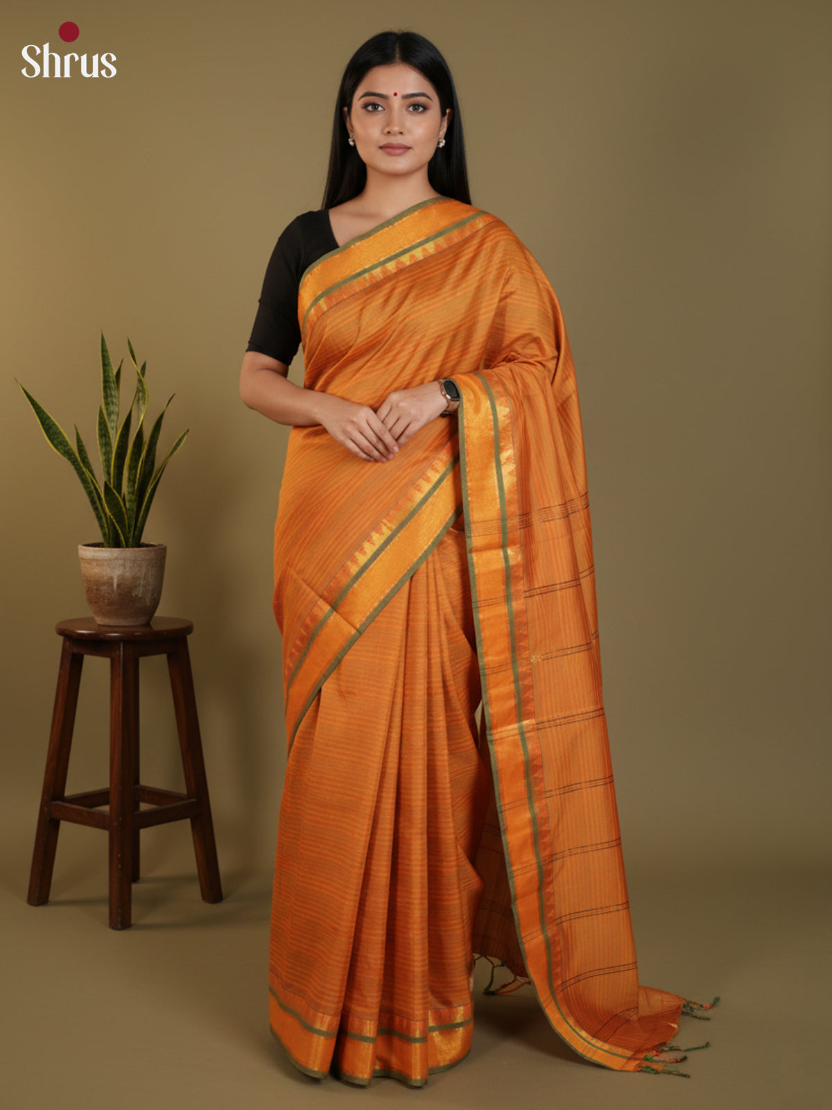 DLS09052 - Semi Silk Saree - Shop on Shrus.com