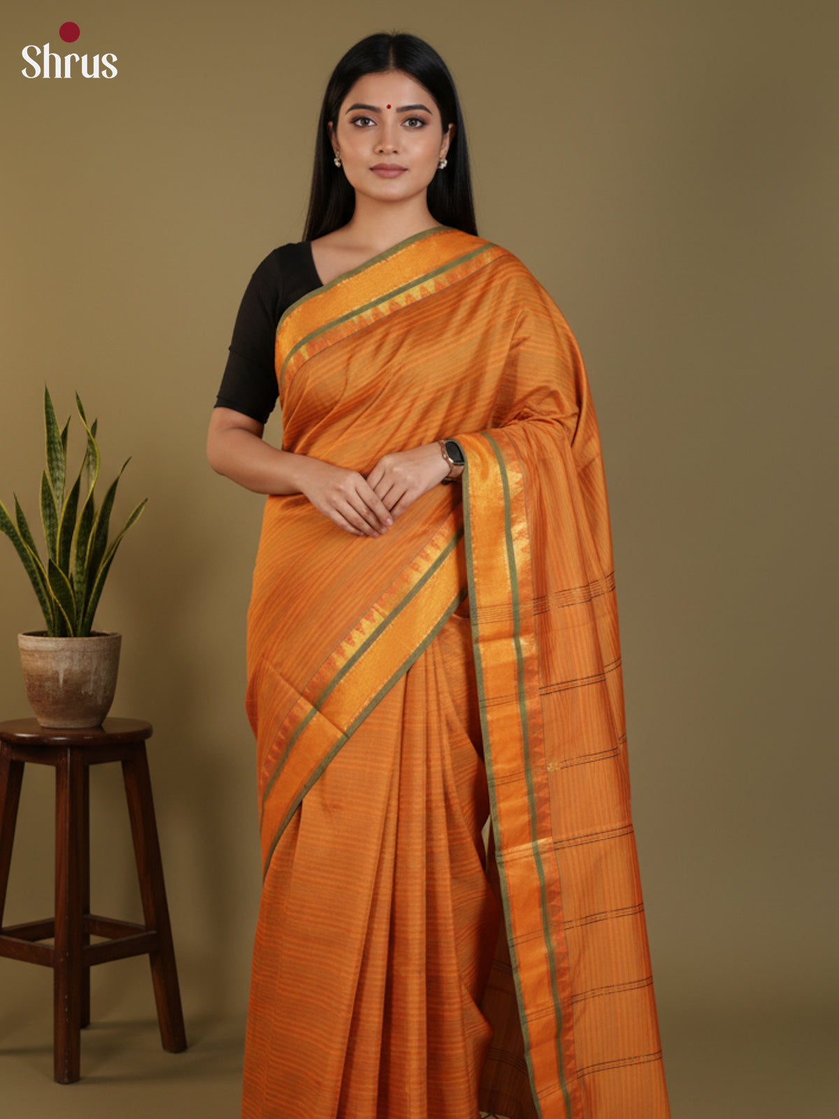 DLS09052 - Semi Silk Saree - Shop on Shrus.com