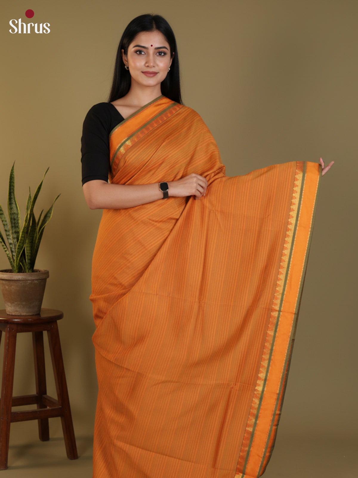 DLS09052 - Semi Silk Saree - Shop on Shrus.com
