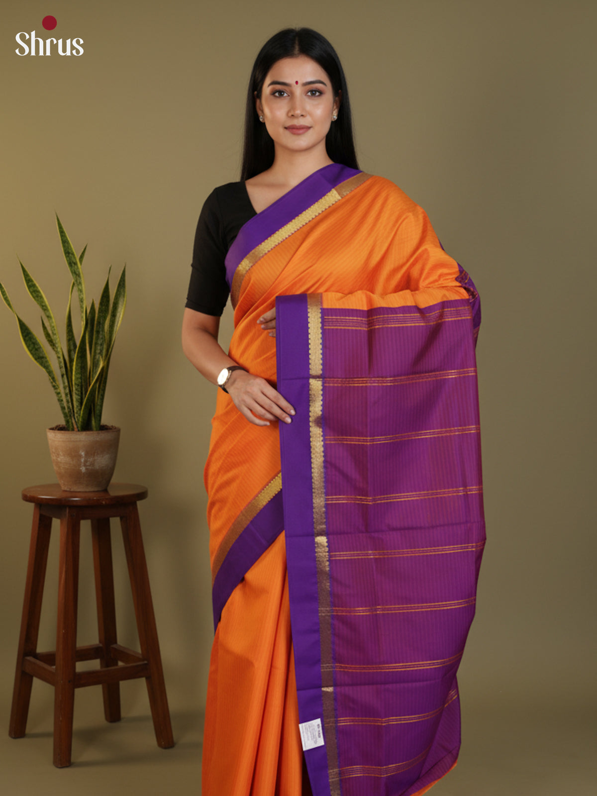 DLS09060 - Semi Silk Saree - Shop on Shrus.com