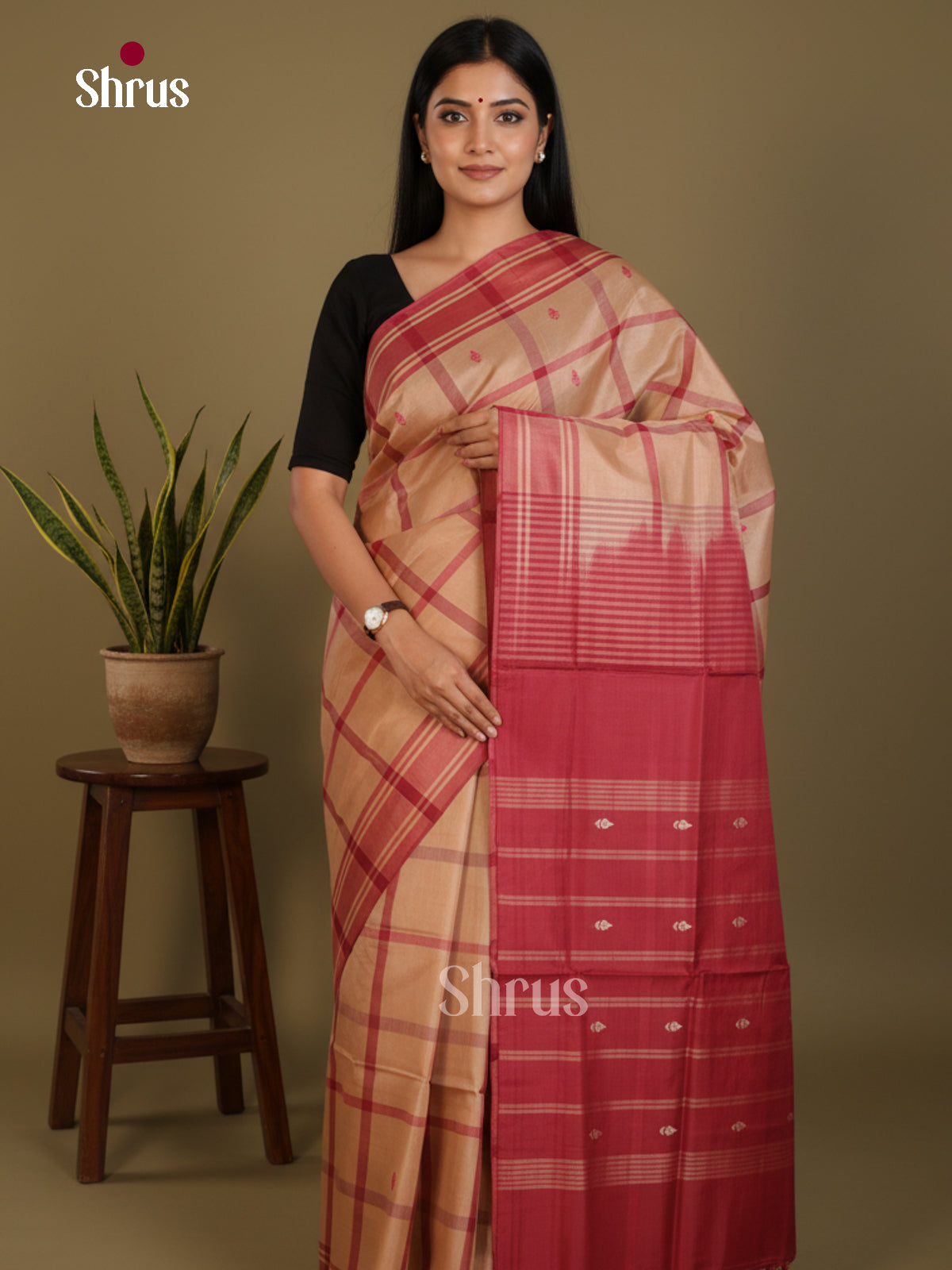 DLS09088 - Banana Pith without blouse Saree