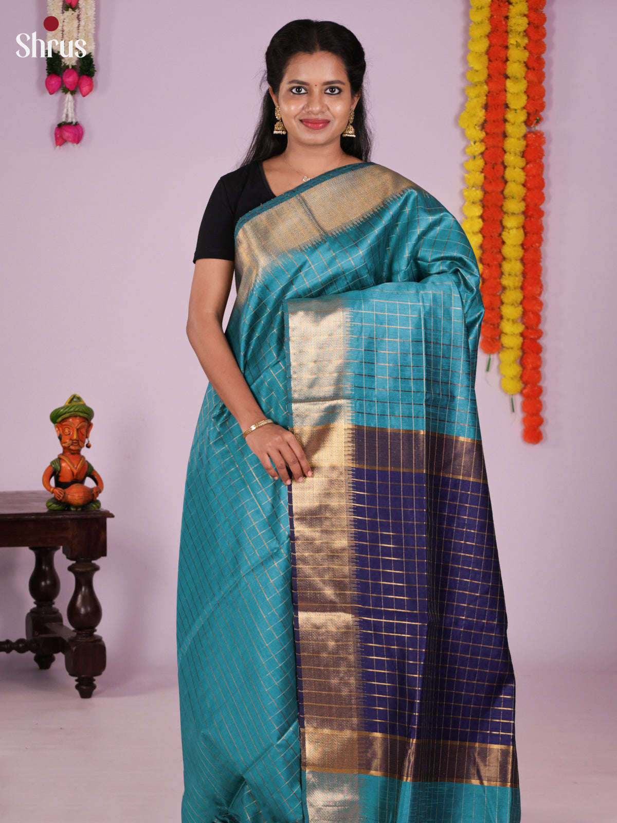 DLS11049 - Semi Rawsilk Saree